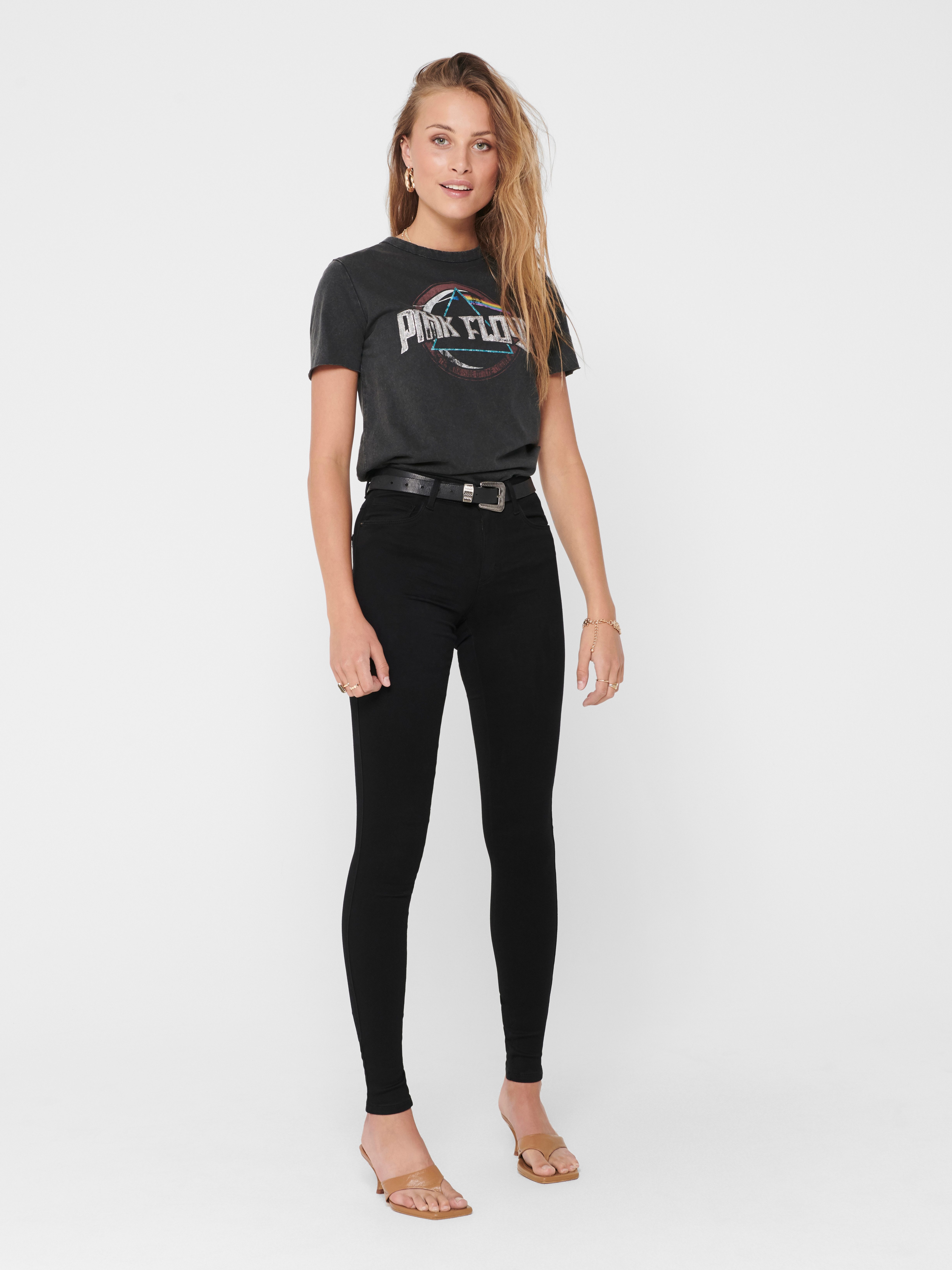 ONLY Skinny-fit-Jeans ONLROYAL – Skinny-Jeans mit normaler Leibhöhe und Stretch unifarben, modisch, skinny fit, Denim – Bild 4 von 5