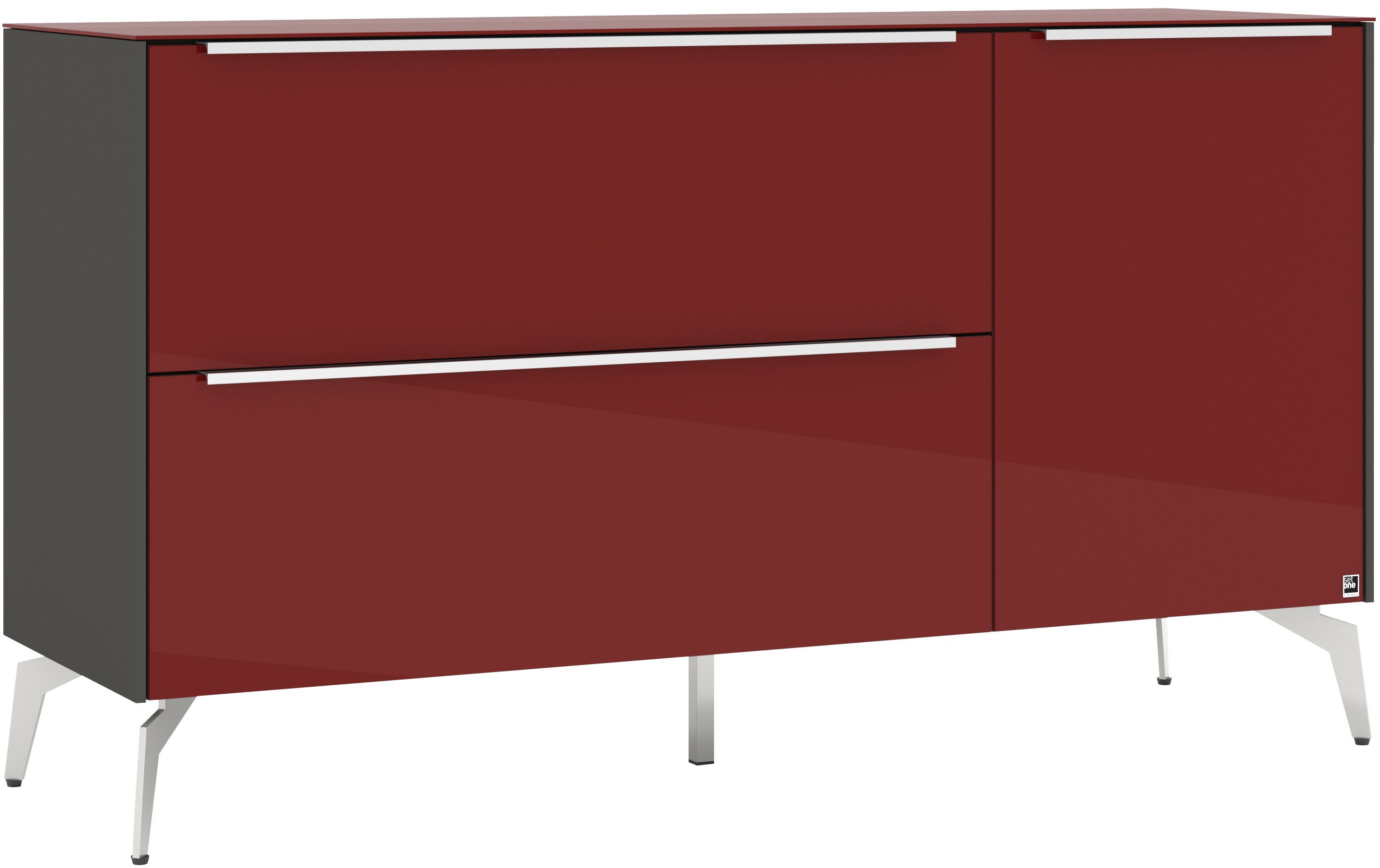 set one by Musterring Lowboard Reno (1 St), Mit Winkelfuß in diversen Farben, 78 cm Höhe & Farbauswahl