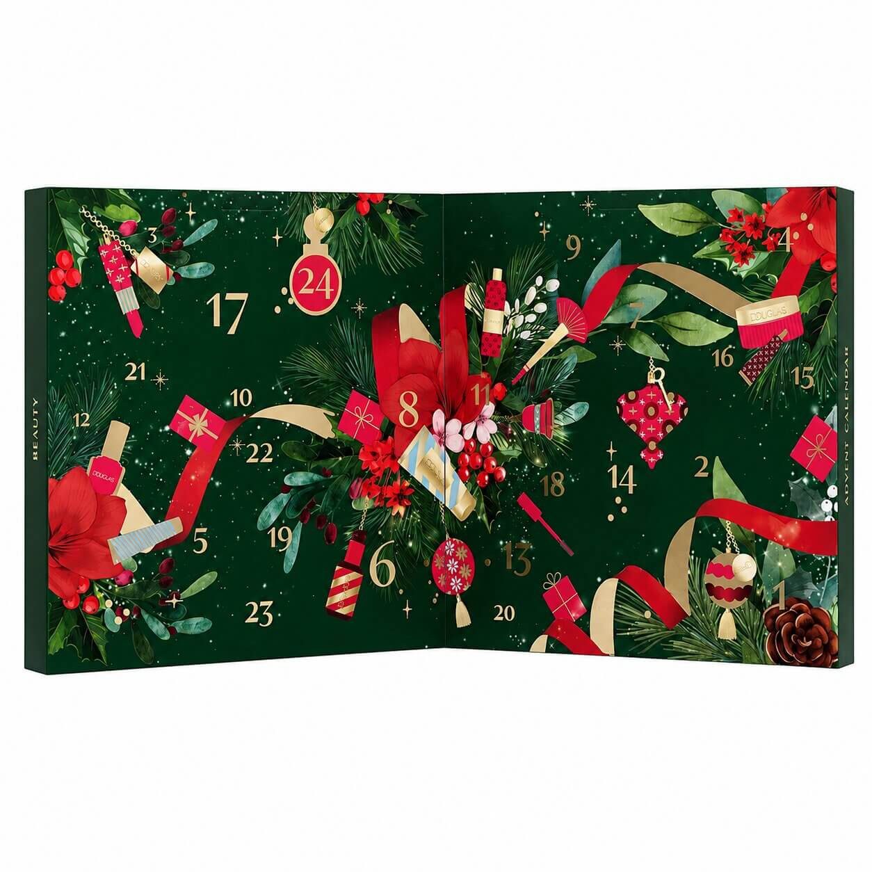 Douglas Adventskalender Accessoires Pflege & MakeUp 2026 Advent Damen Geschenkset Grün – Bild 2 von 3