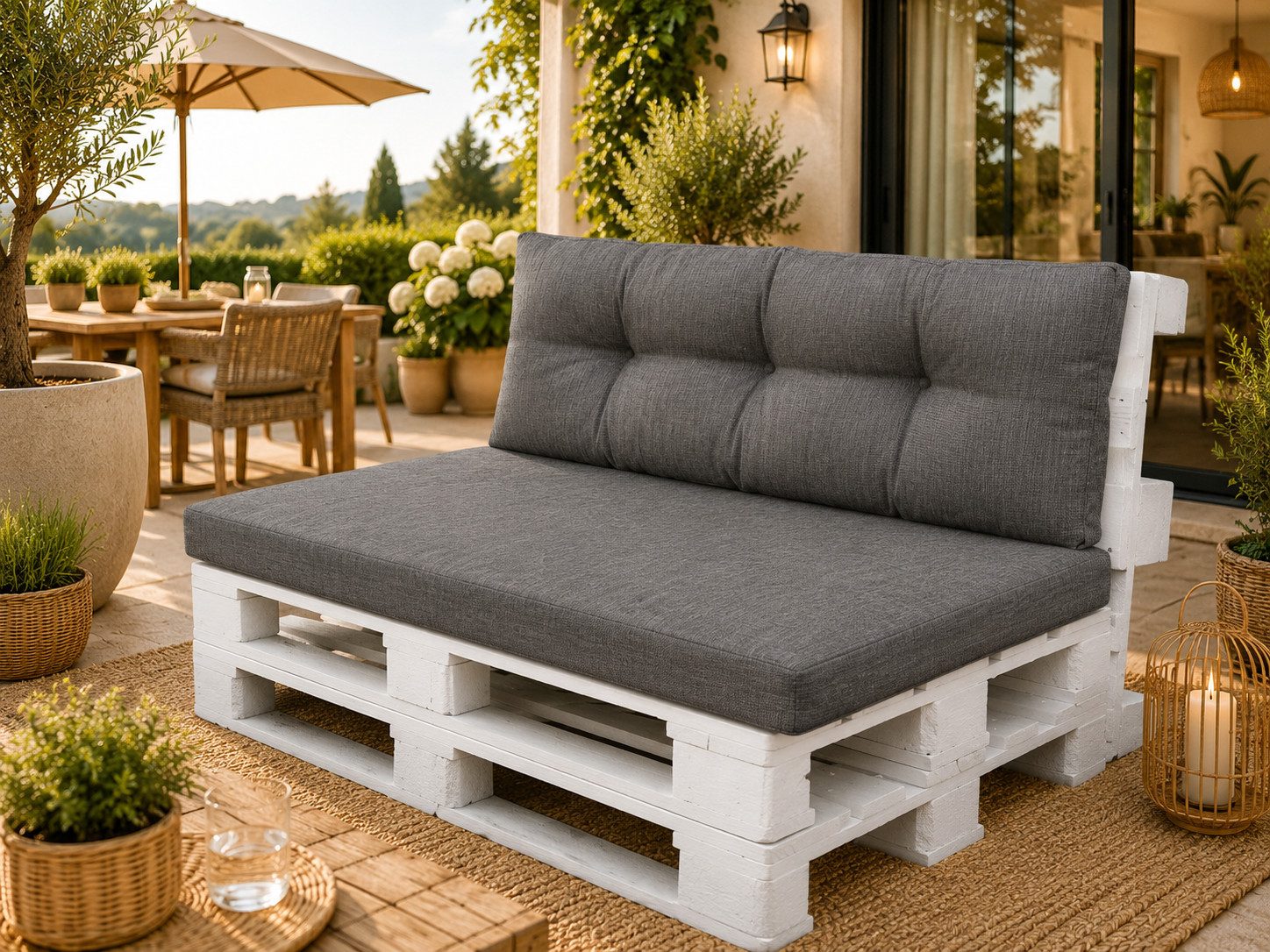 Best for Garden Dekokissen Bequeme Palettenkissen Indoor & Outdoor – Stil & Komfort, Für Innen- & Außenbereich, weich gepolstert