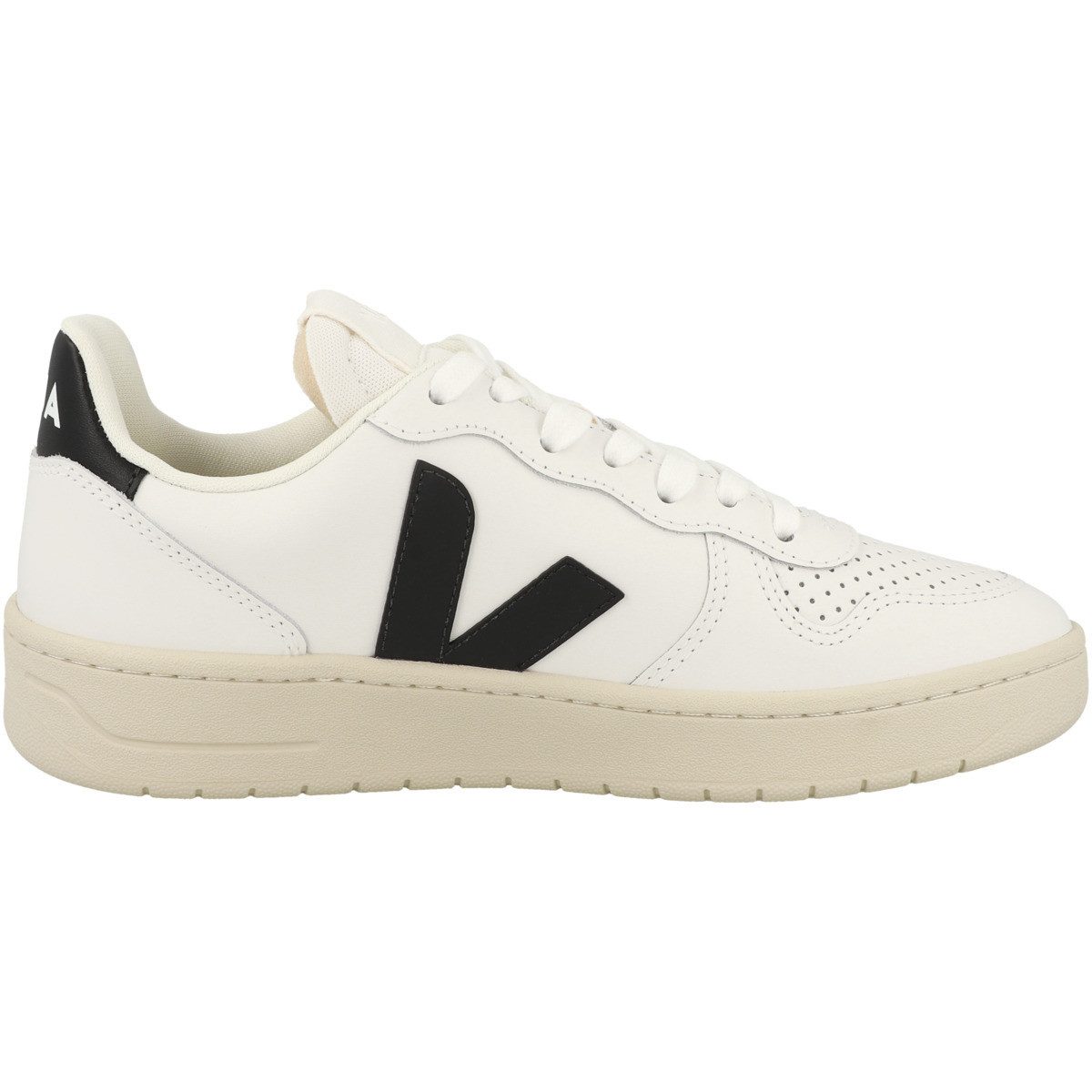 VEJA V-10 Leather Damen Sneaker Turnschuhe, Sportschuhe, Freizeitschuhe, Halbschuhe, Schnürschuhe