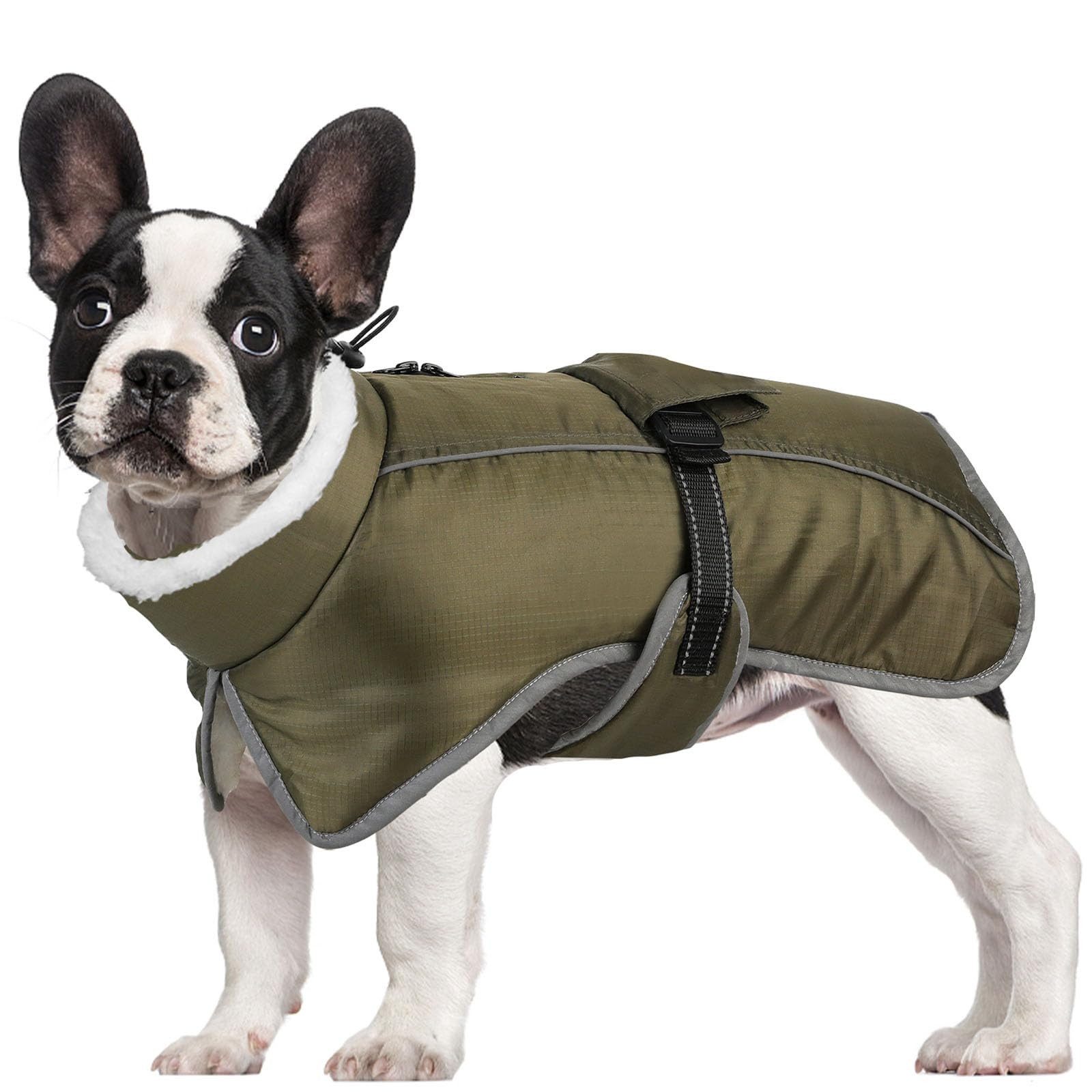 Ledander Hundemantel Wintermantel für Hunde wasserdicht, reflektierend,wärmend Hundejacke, Atmungsaktiver Mantel, ideal für kleine, mittelgroße und große Hunde