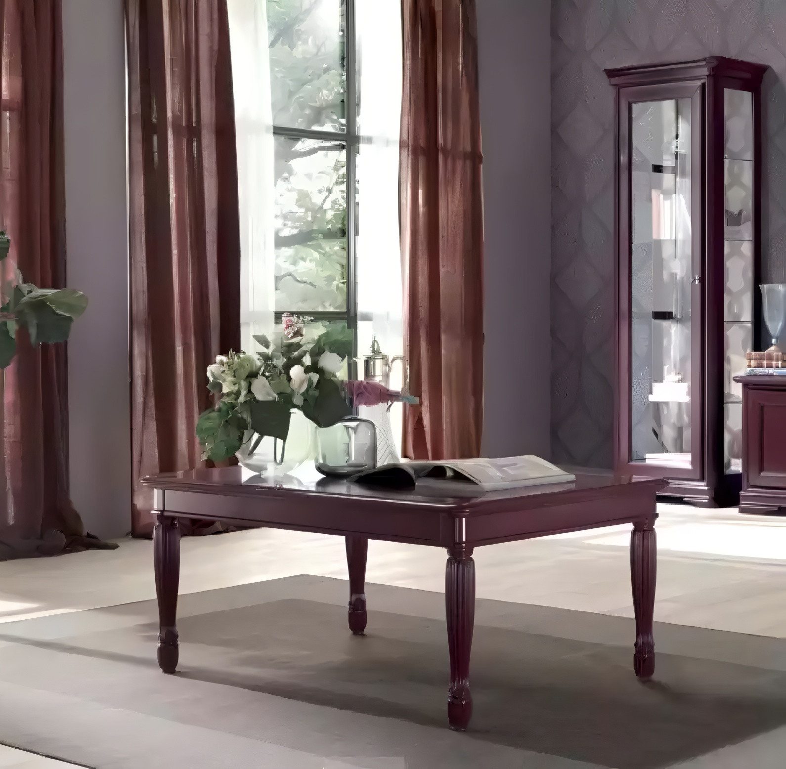 Xlmoebel Couchtisch Wohnzimmertisch aus Holz mit Design als Kaffeetisch und Beistelltisch (1-St., Couchtisch), Hergestellt in Europa