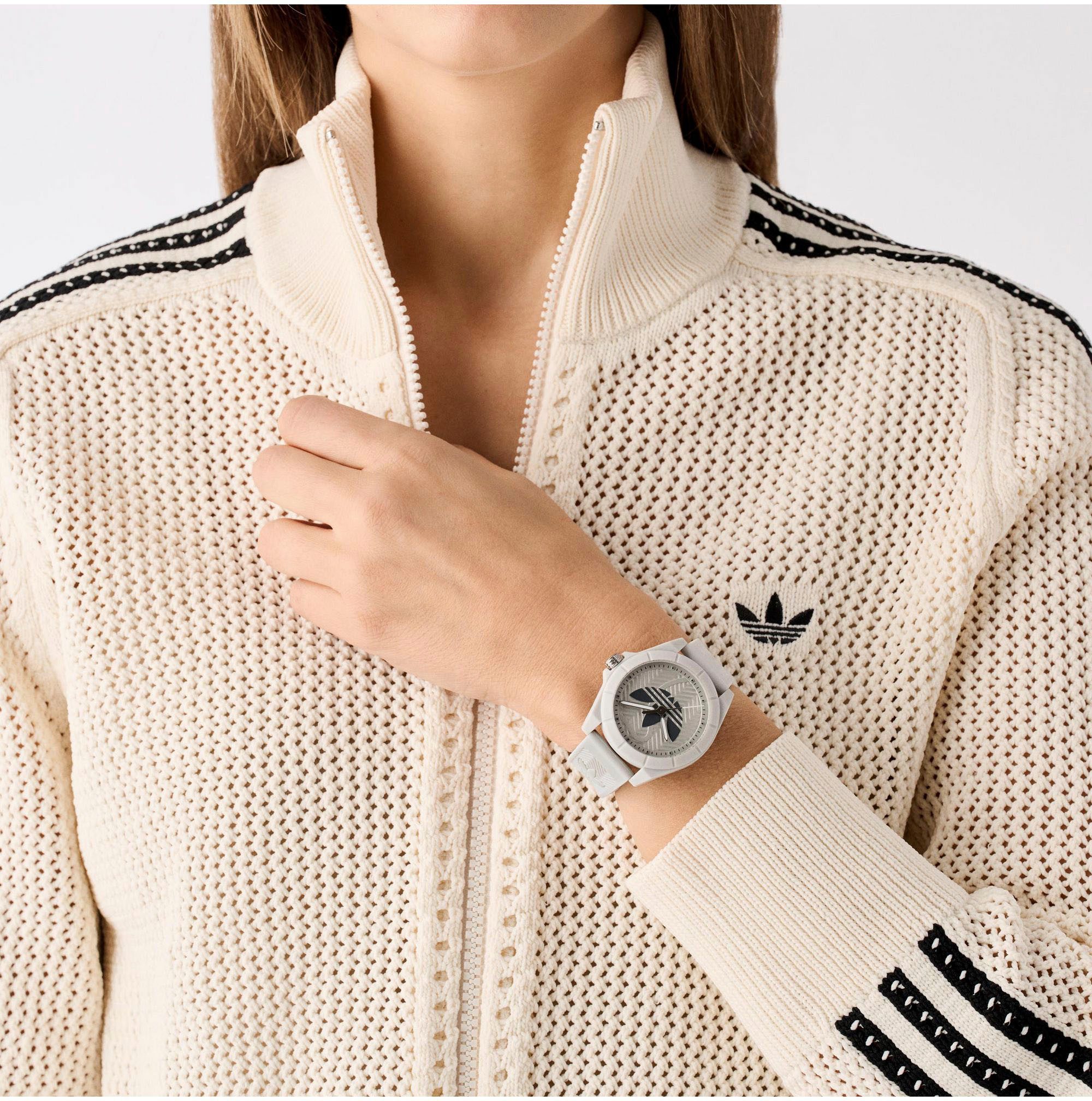 adidas Originals Quarzuhr PROJECT FOUR AOST250352I, Armbanduhr, Herrenuhr, Damenuhr,Resinarmband,wasserabweisend bis 5 bar
