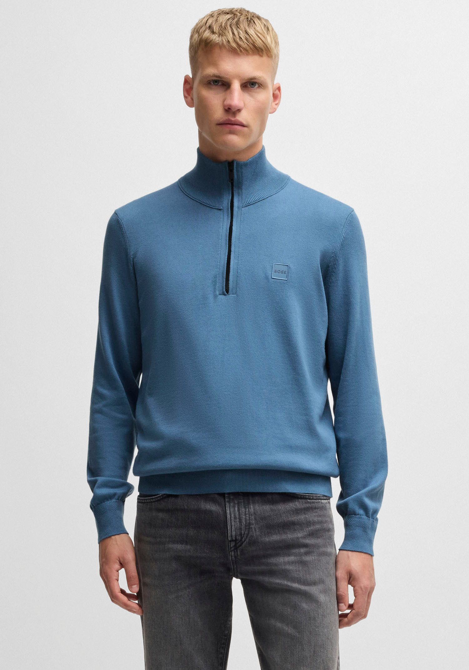 BOSS ORANGE Rollkragenpullover Kanobix_S mit Ton-in-Ton günstig online kaufen