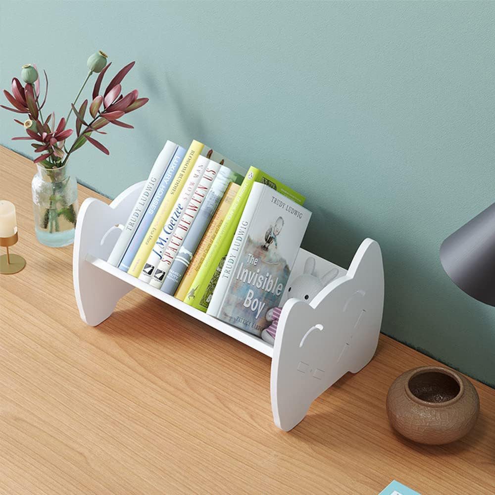 NUODWELL Bücherregal Kinderbücherregal, kleines Desktop-Bücherregal, Lagerr günstig online kaufen