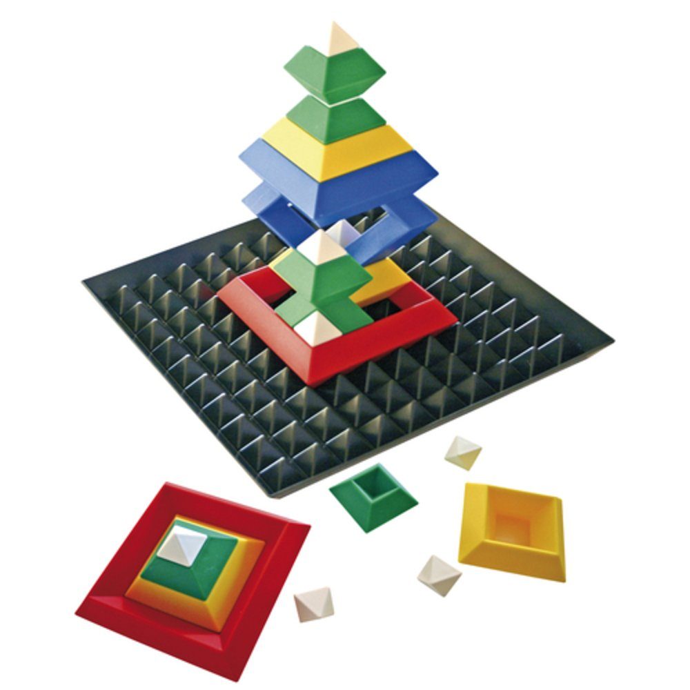 EDUPLAY Lernspielzeug Triangle Puzzle mit Base, 24-teilig