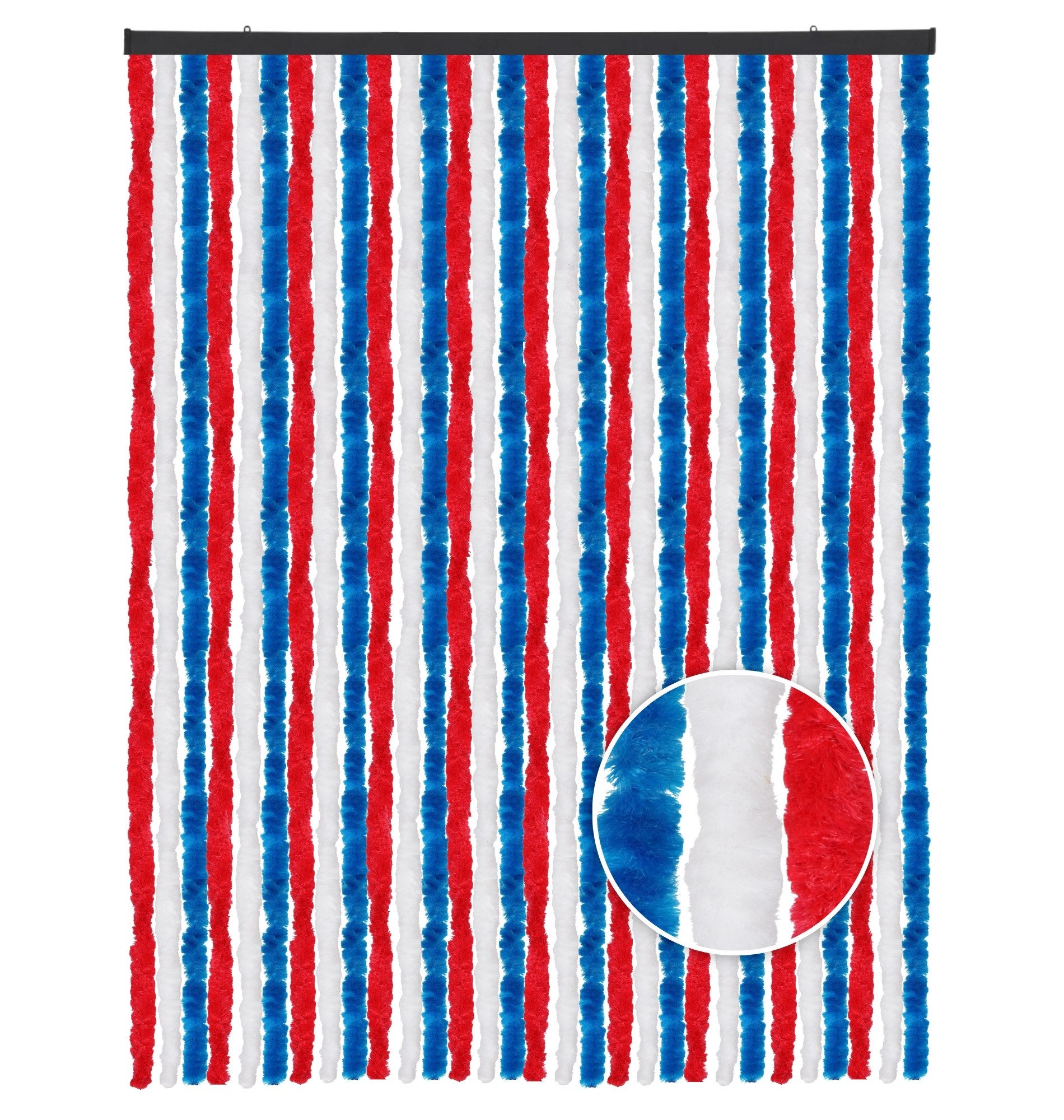 Arsvita Türvorhang Flauschvorhang 120x220cm, Ösen (1 günstig online kaufen