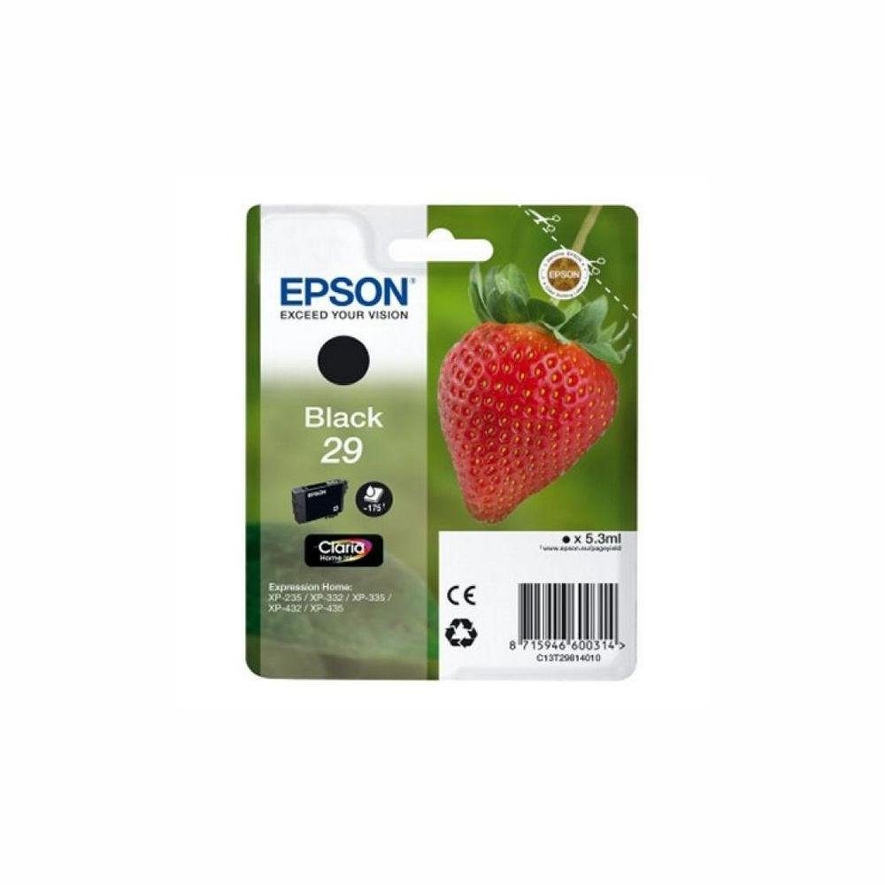 Epson Druckerpatrone Original Tintenpatrone Epson C13T298140 Schwarz Tintenpatrone