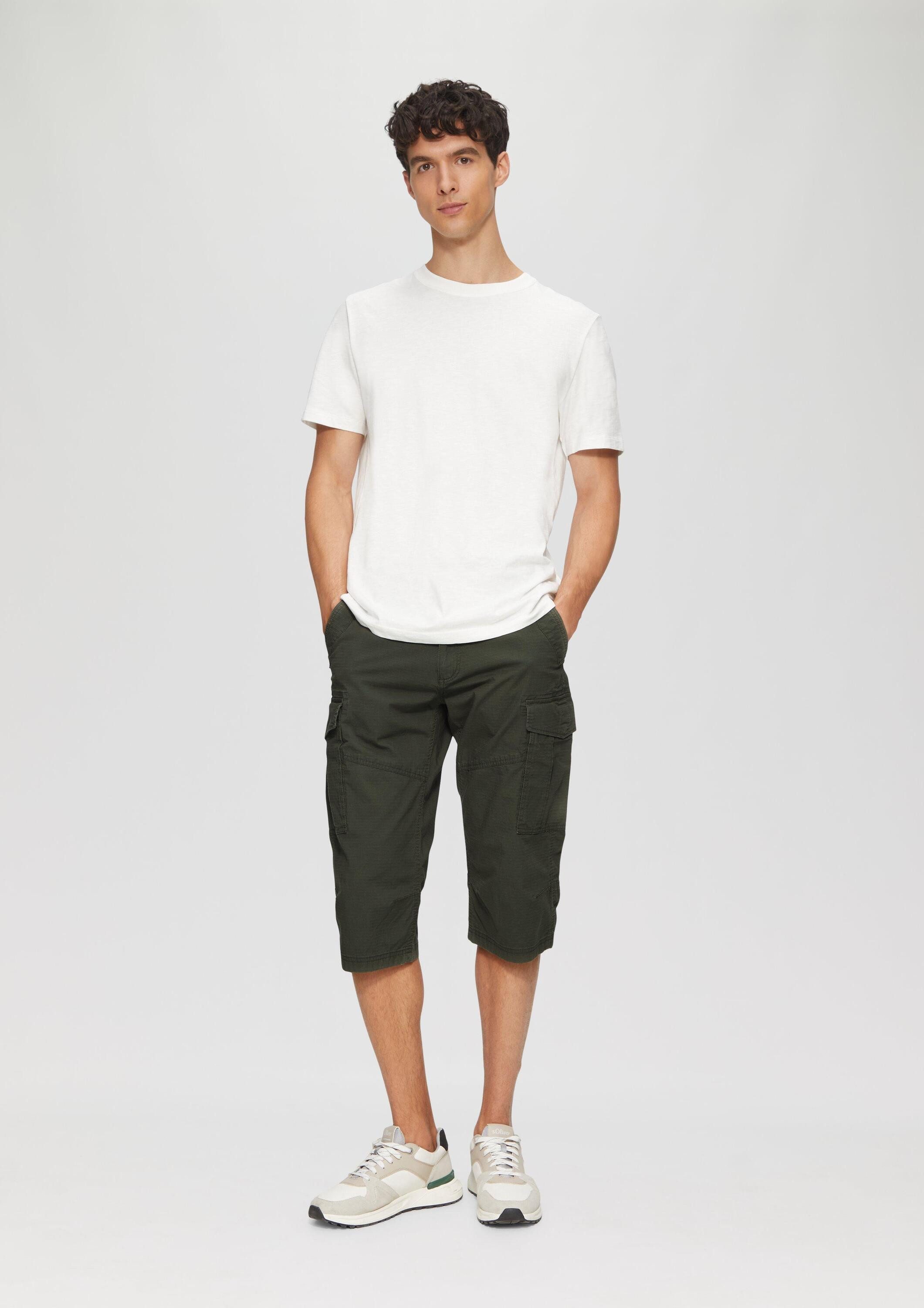 s.Oliver Shorts Bermuda FILE File: Strukturierte Bermuda im Relaxed Fit in 3/4-Длина