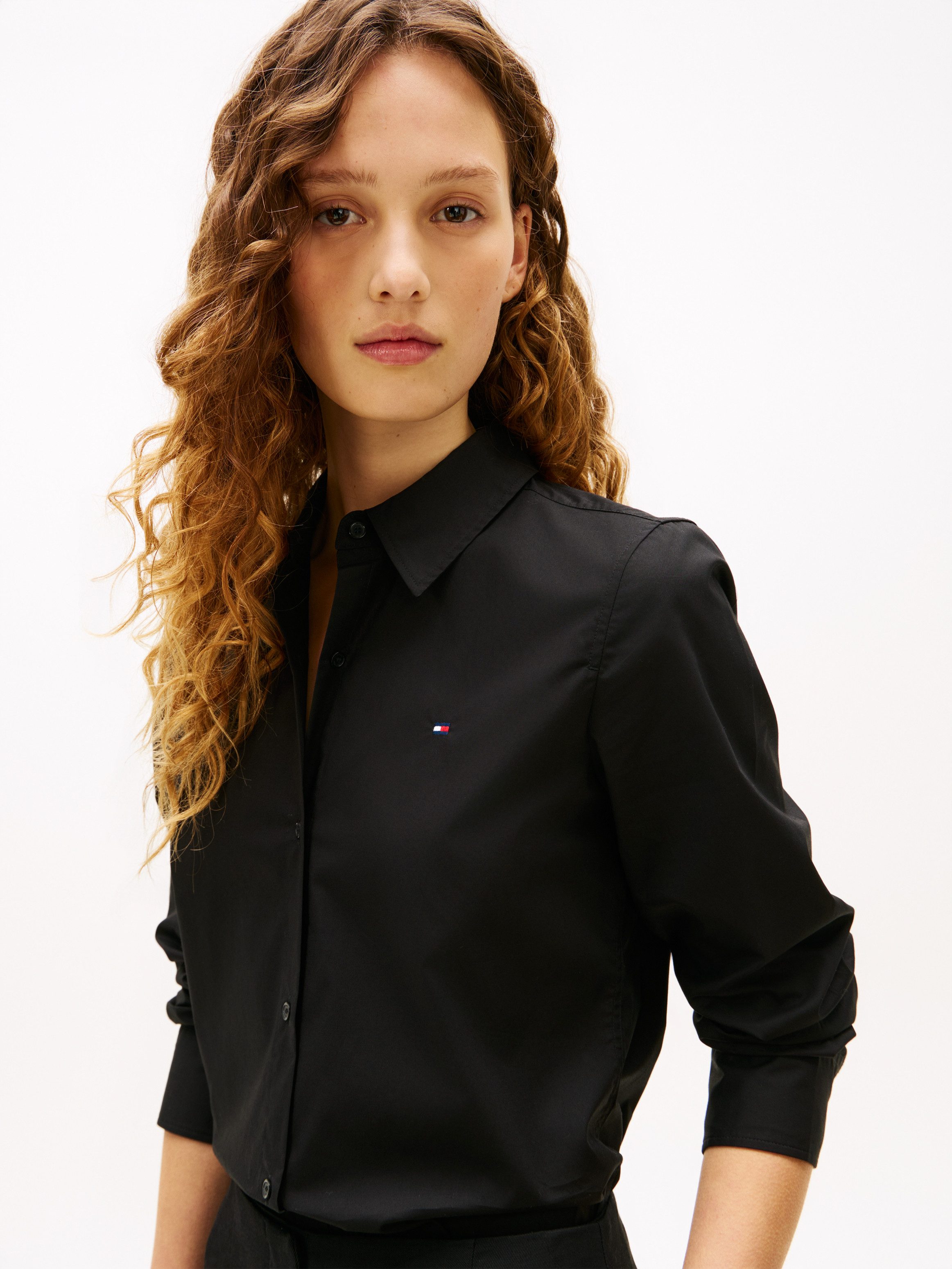 Tommy Hilfiger Hemdbluse ESS POPLIN REGULAR SHIRT Langarm, Regular Fit günstig online kaufen