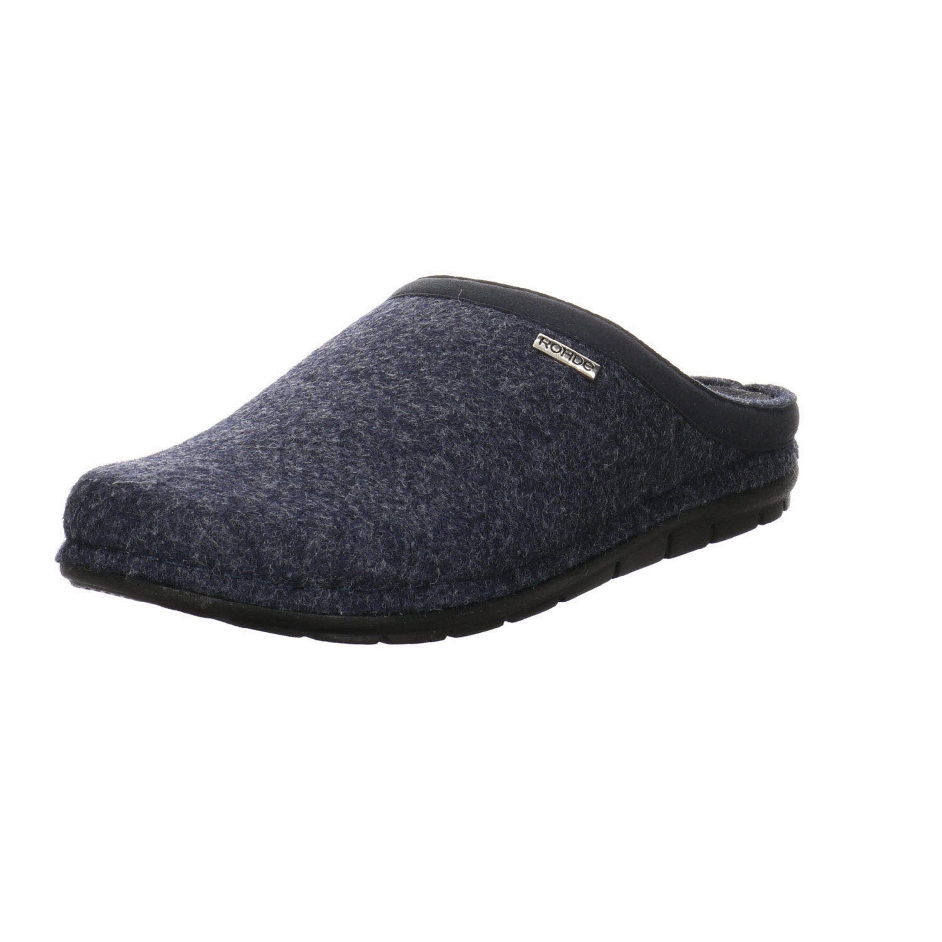 Rohde Herren Hausschuhe Slipper Hausschuh Hausschuh Textil ocean