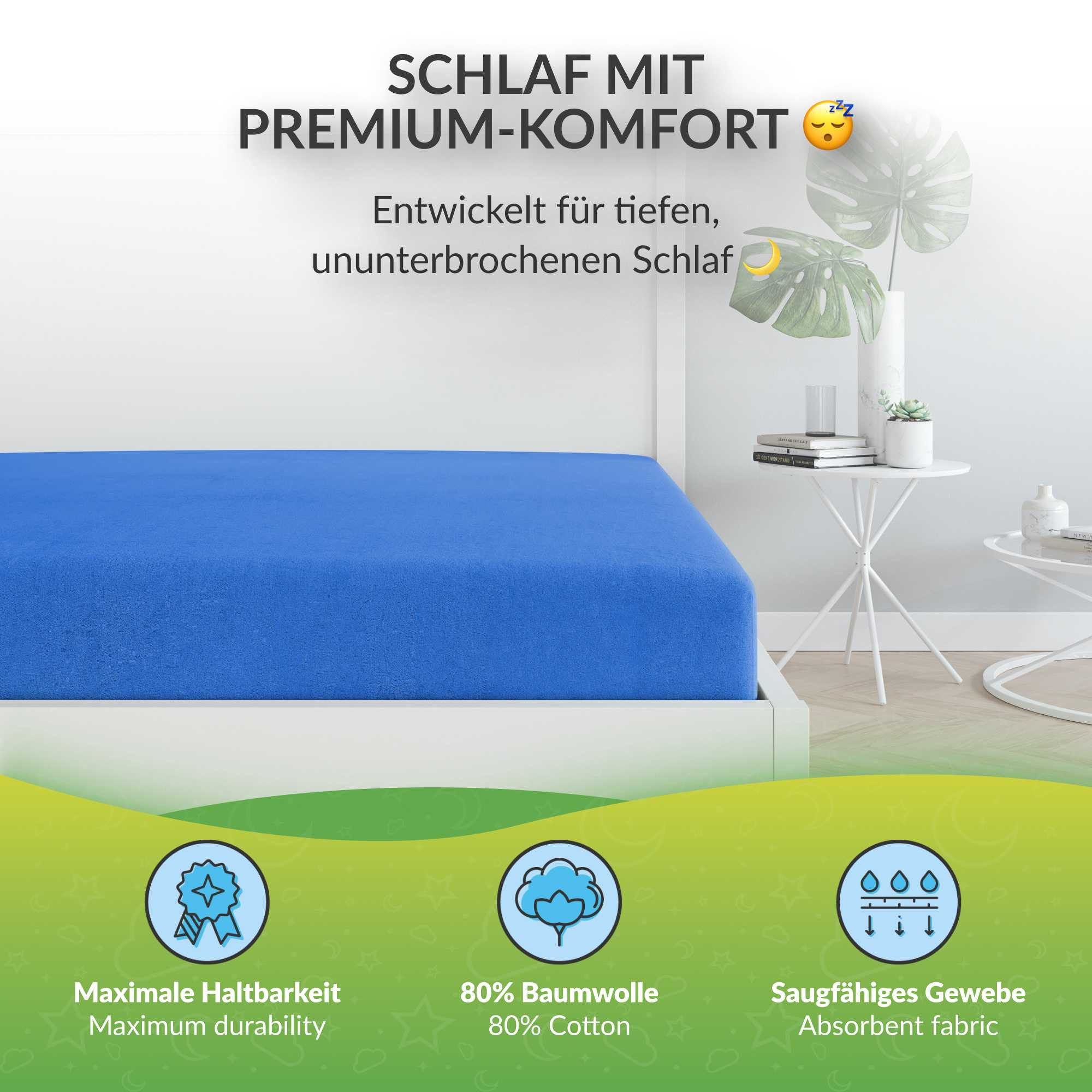 etérea Himmlische Qualität Spannbettlaken etérea Frottee günstig online kaufen
