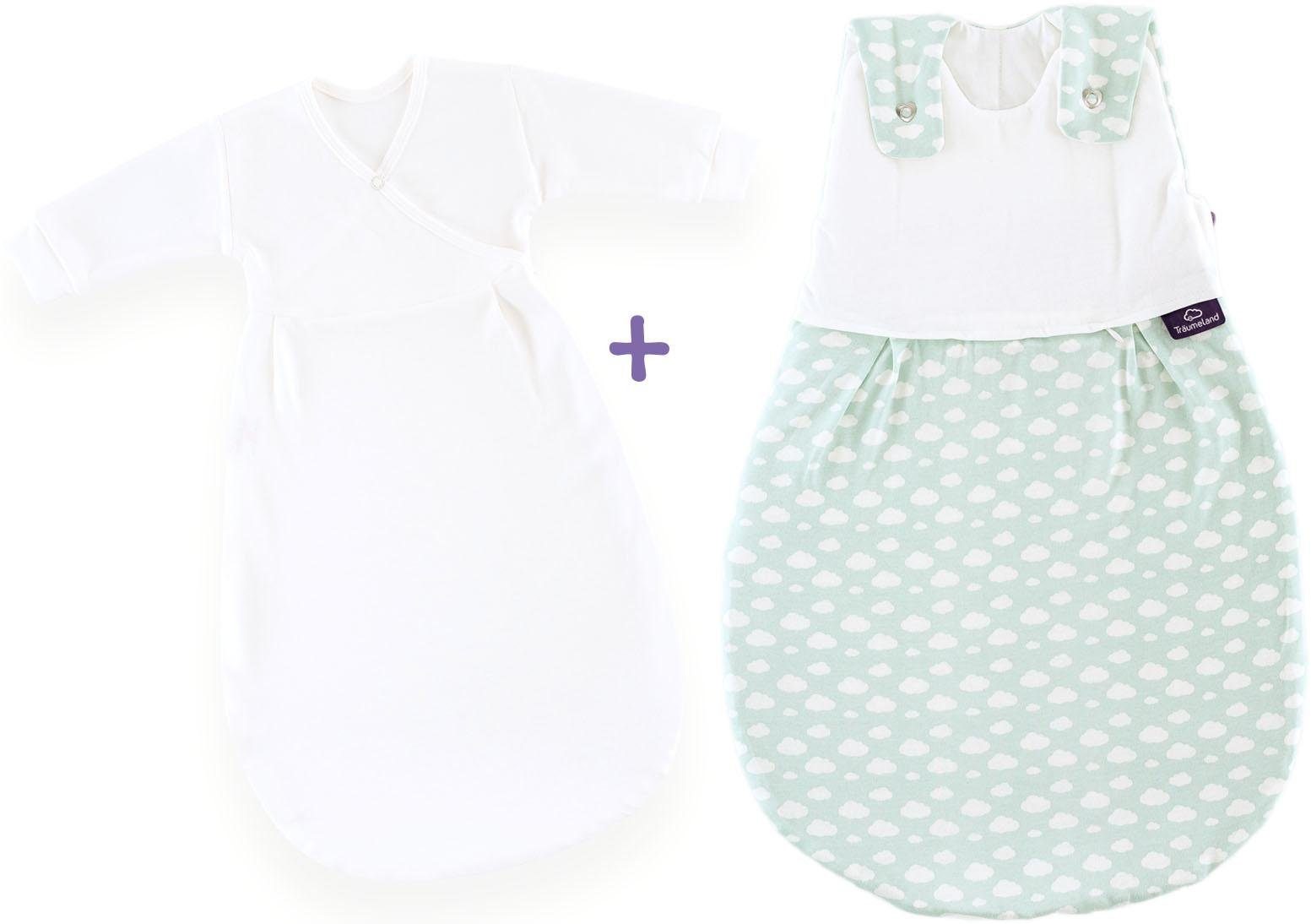 Träumeland Babyschlafsack Set Wolke mint (Packung, 3 tlg., 3er-Pack) günstig online kaufen