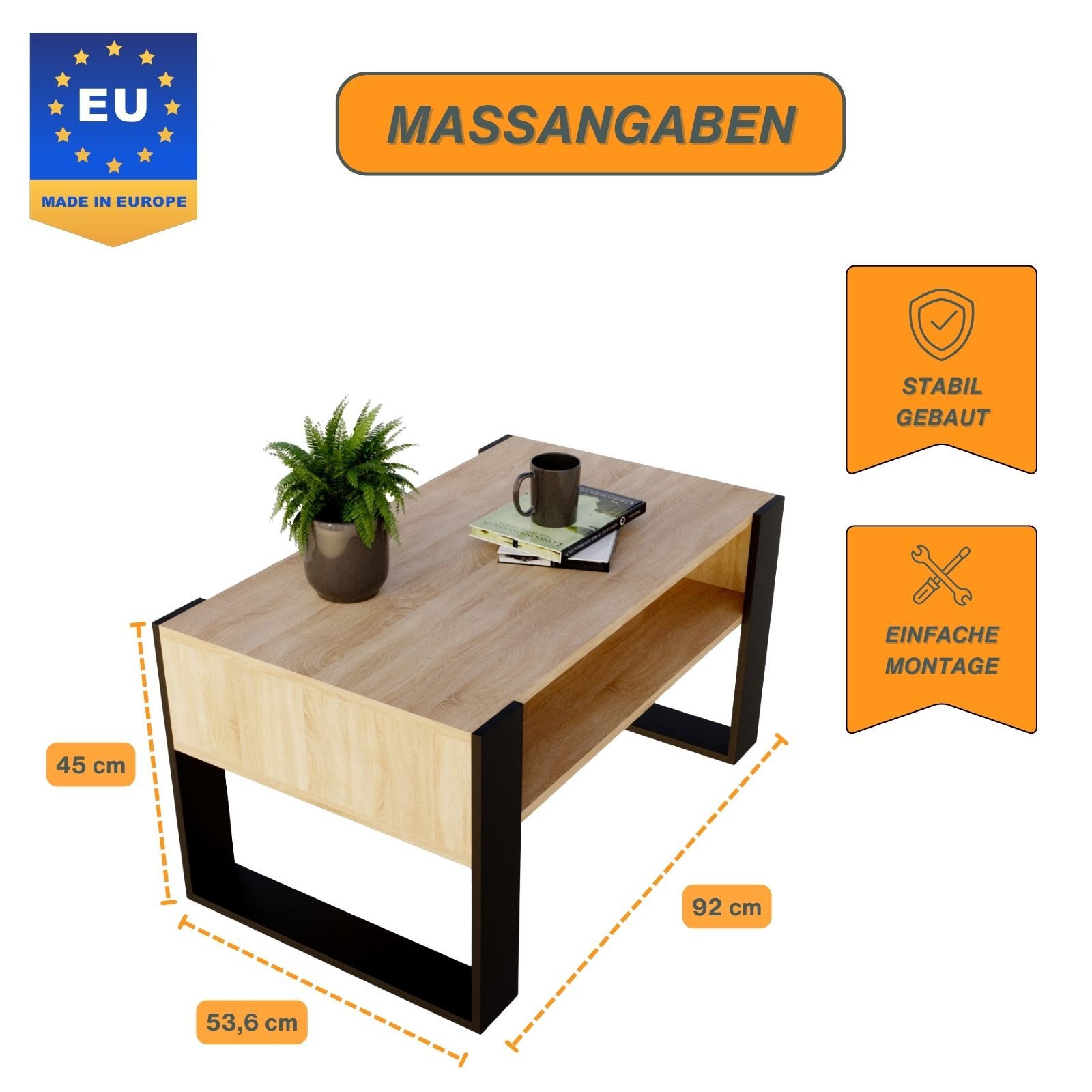 Raumhirsch Furniture Couchtisch Karo92 modern & günstig online kaufen