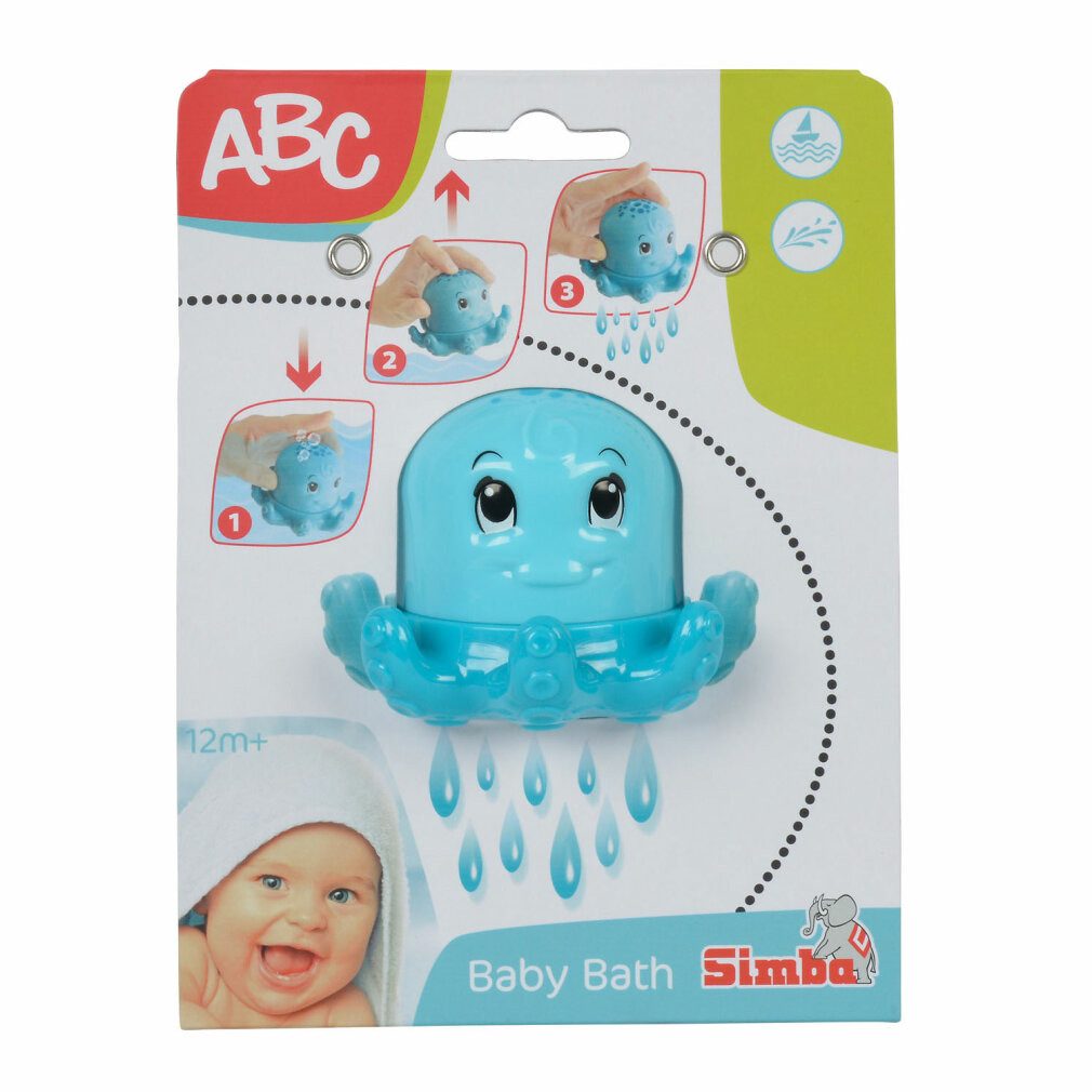 Simba Dickie Lernspielzeug ABC-Badekrake