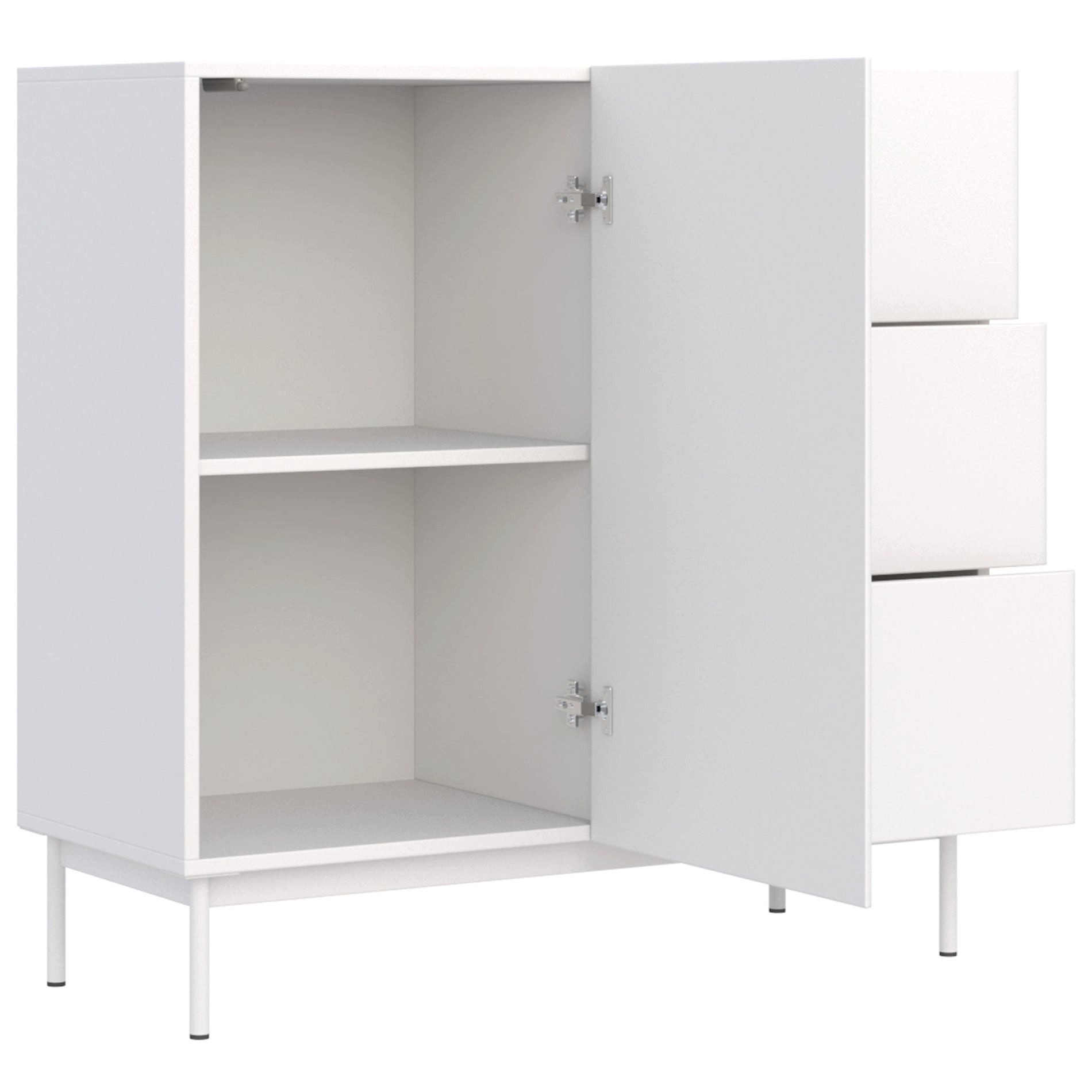 Selsey Sideboard OLIO, 100 cm breit, mit 3 Schubladen