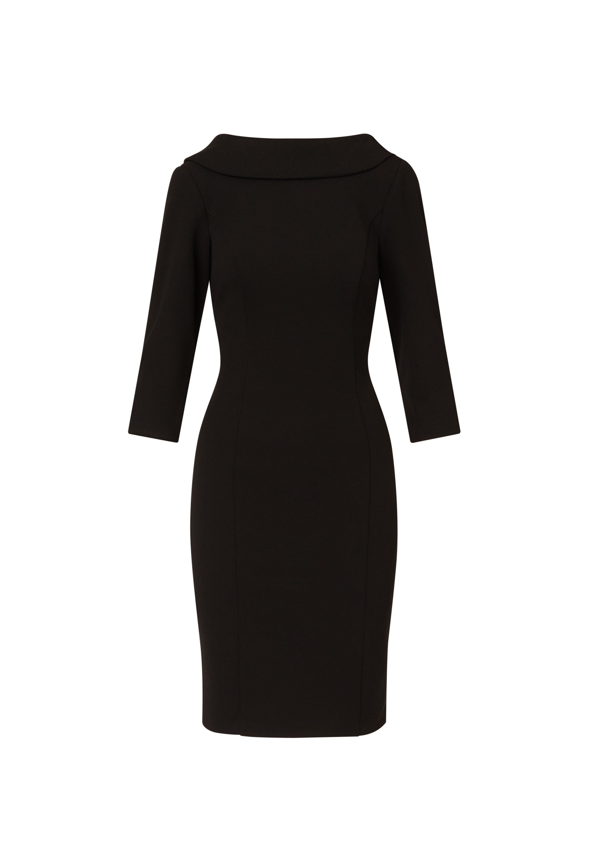 Adrianna Papell Midikleid Rolled Neck Crepe Midi Dress Modern, klassisch, stilvoll