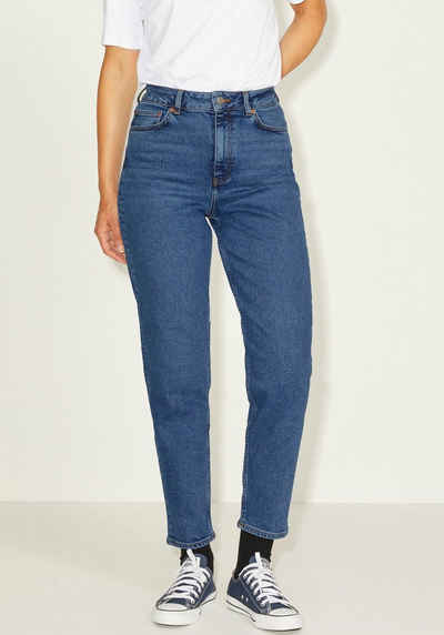 JJXX High-waist-Jeans JXLISBON MOM mit leichten Used-Effekten