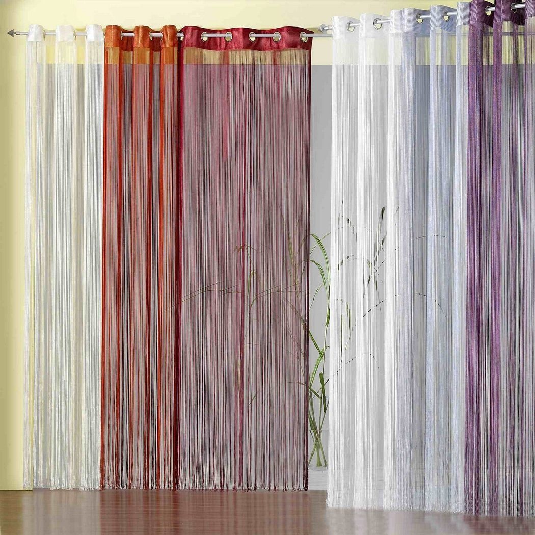 Weckbrodt Fadenvorhang Leon (1 St), Ösen, transparent, Fadengardine, Insektenschutz, transparent, kürzbar, Store
