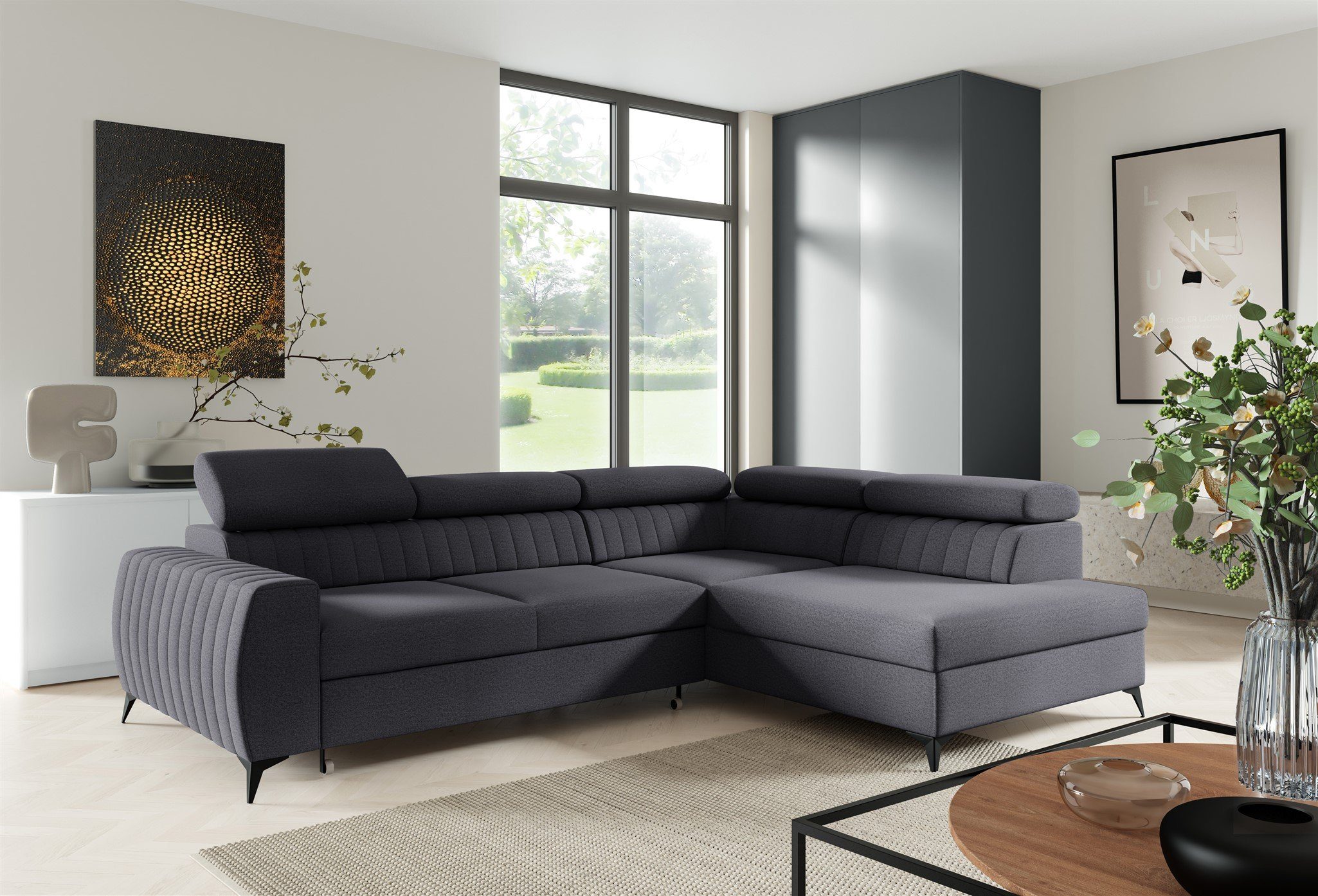 Fun Möbel Ecksofa Ecksofa Sofa TORONTO günstig online kaufen