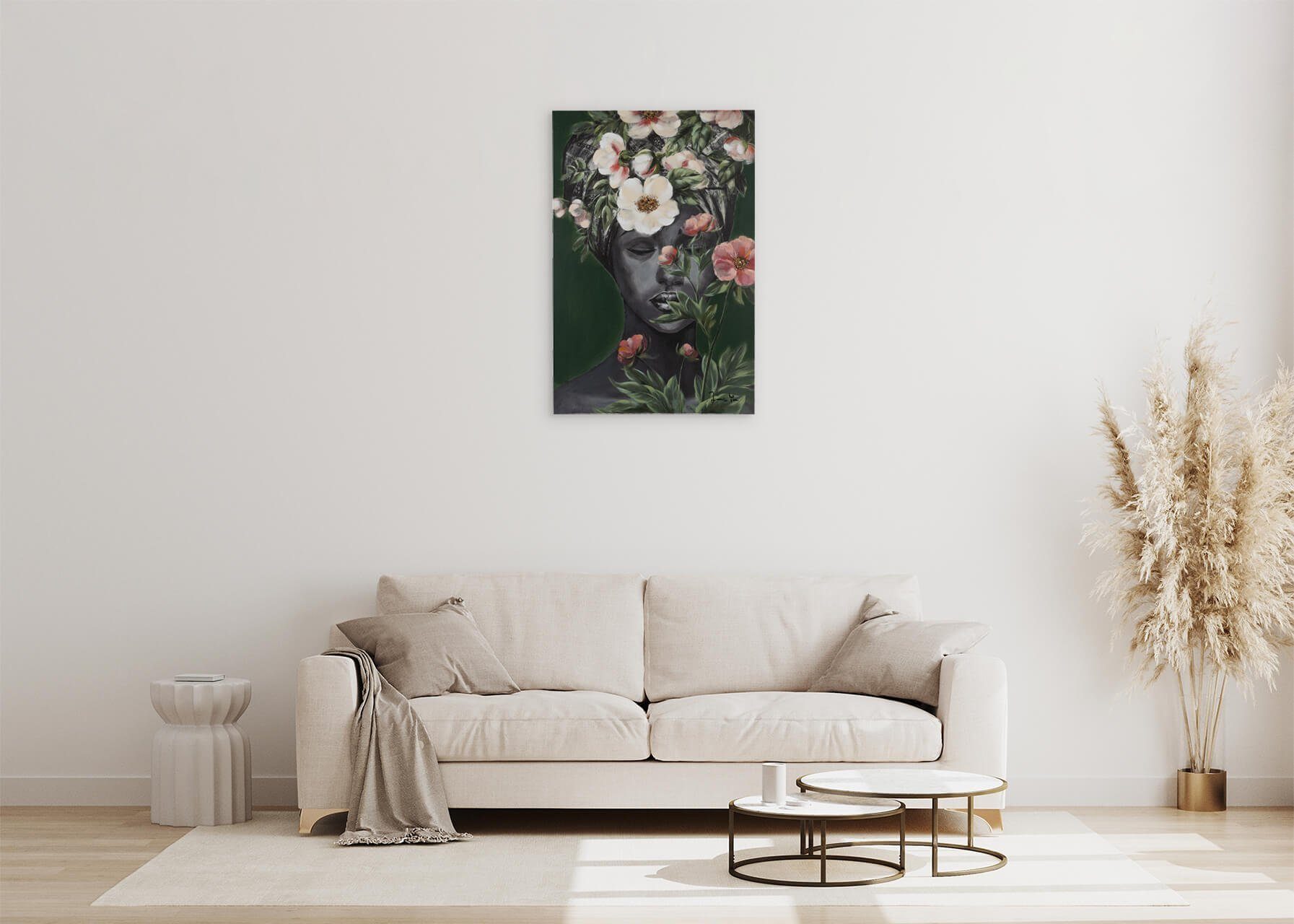 KUNSTLOFT Gemälde Spell of Nature Wandbild HANDGEMALT cm, Leinwandbild 100% Wohnzimmer 60x90