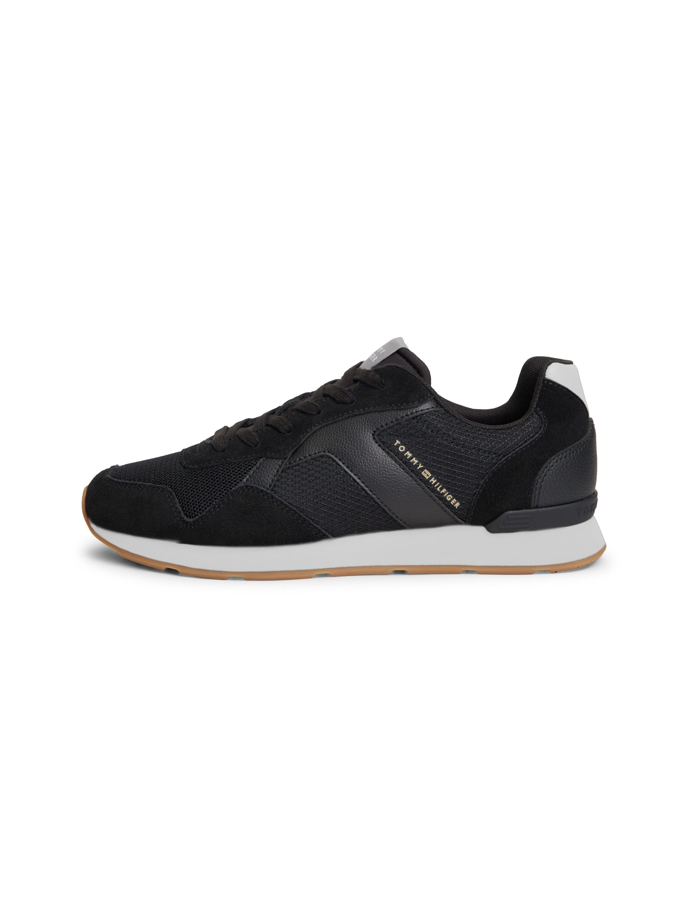 Tommy Hilfiger T HILFIGER CORE MIX RUNNER Sneaker Schnürschuh, Halbschuh, Freizeitschuh mit Kontrastbesätzen