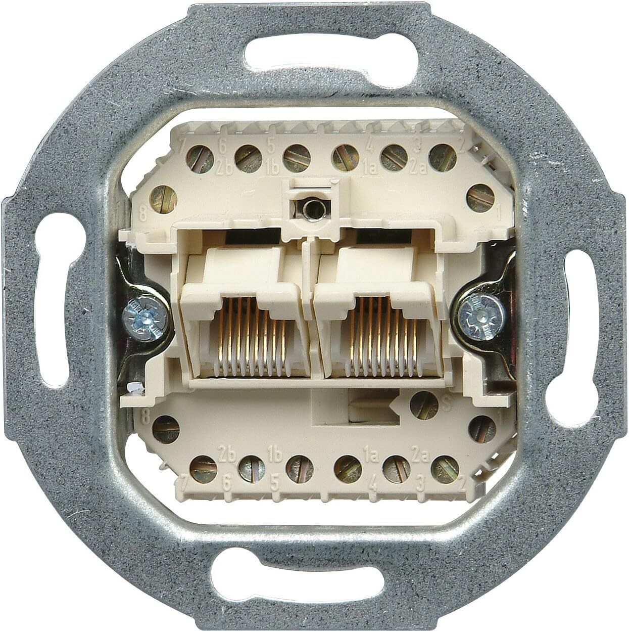 Kopp Öse Kopp 115400186 UAE Anschlussdose Telefon Datentechnik RJ11 RJ12 RJ45 (RJ 11/12; RJ 45), für und RJ 11 12 45