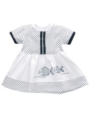 Baby Sweets Kleid, Leggings & Haarband Set Maritim, Fisch Punkte (Set, 1-tlg., 3 Teile)