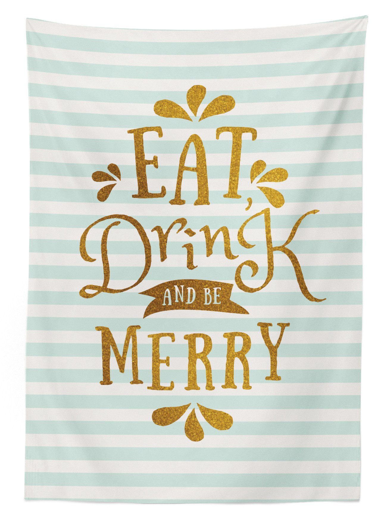 Seien Getränk Sie Klare Essen Farben, den Bereich geeignet Sie Abakuhaus Farbfest Für Weihnachtsgruß fröhlich Tischdecke Außen Waschbar