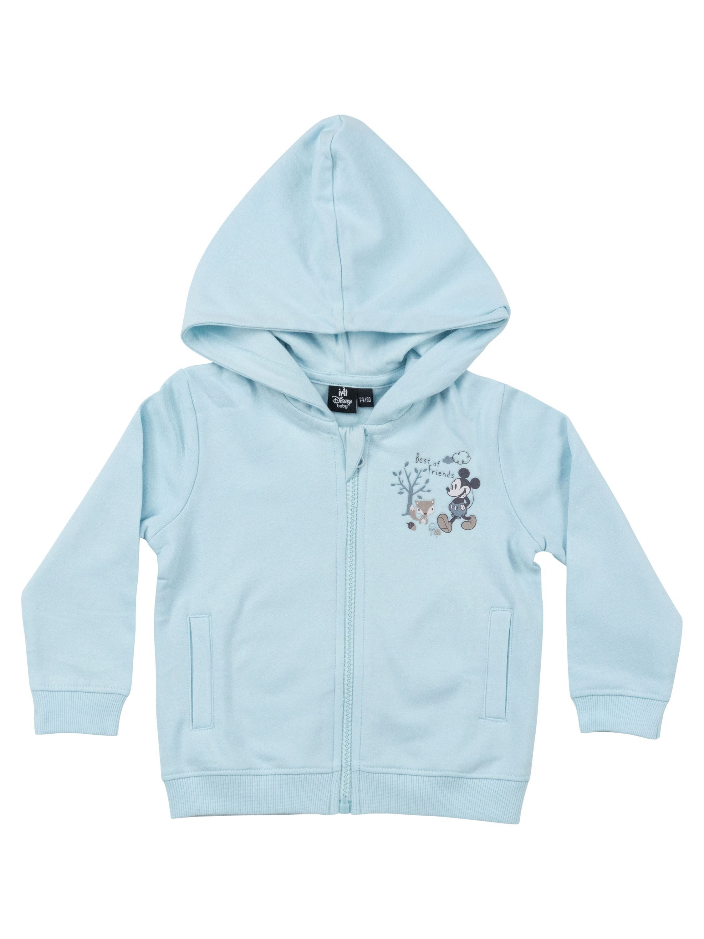 Sweatjacke Mickey Mouse Sweatjacke Kapuzenpullover mit Reißverschluss Hoodie