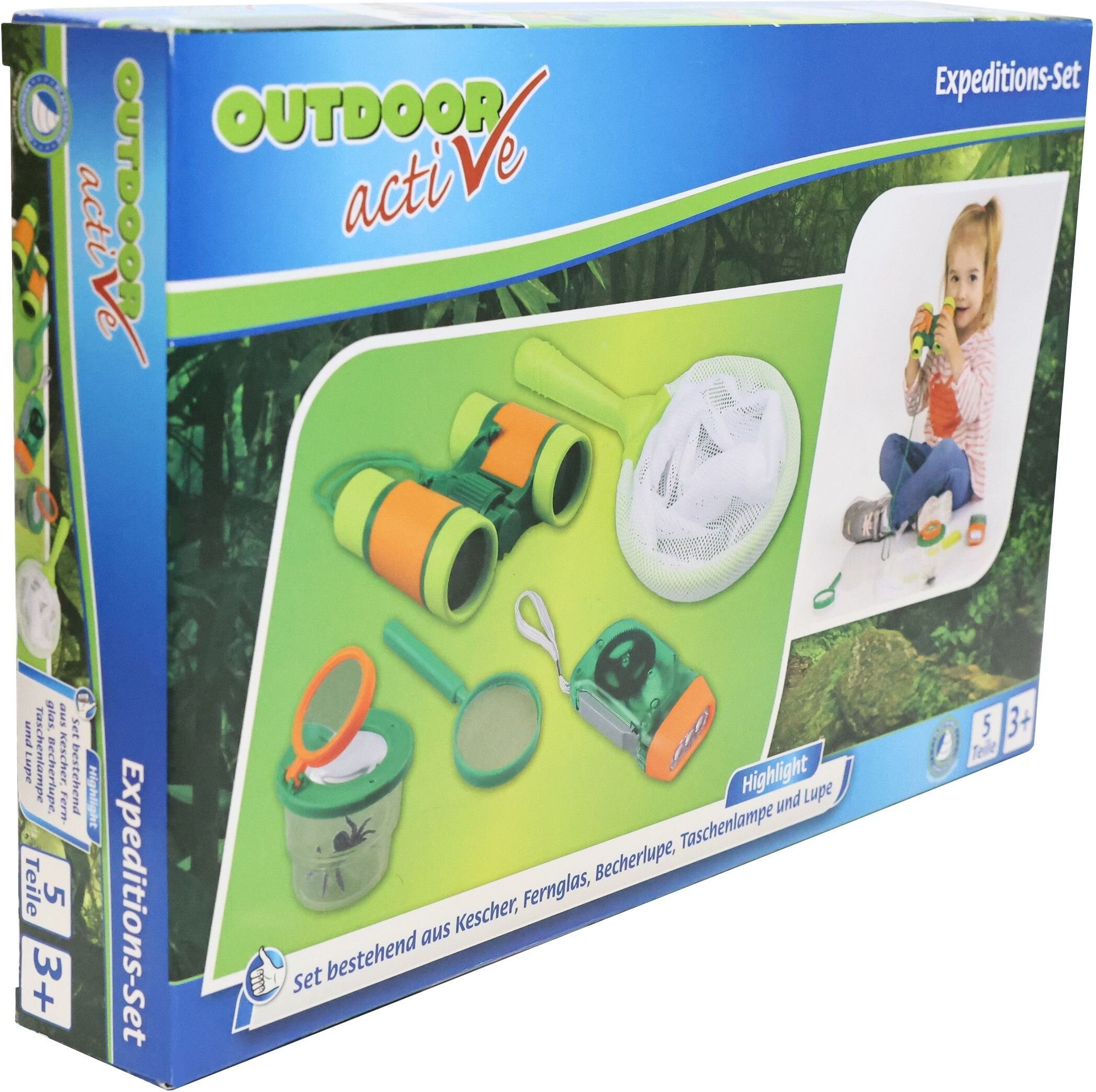Vedes Experimentierkasten Outdoor active Expeditions-Set 5-teilig