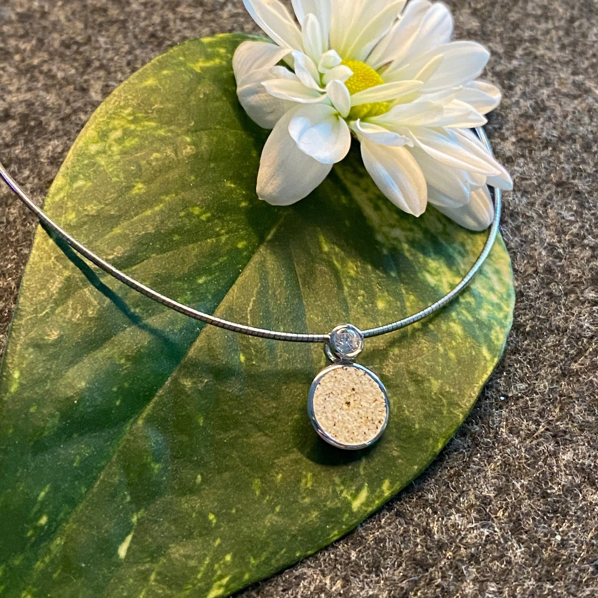 DUR Kette mit Anhänger DUR Schmuck: Kette "Polarstern" mit Strandsand K2456