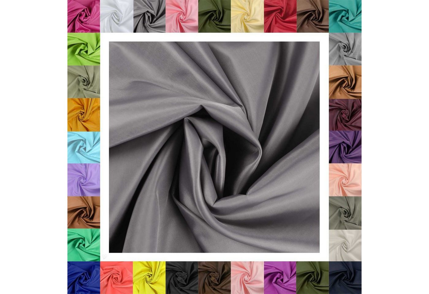 Thumbnail - maDDma Stoff 5m Futterstoff Breite 148cm, grau