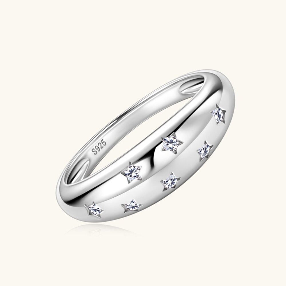 ROUGEMONT Diamantring Funkelnder Moissanit Ring 925 günstig online kaufen