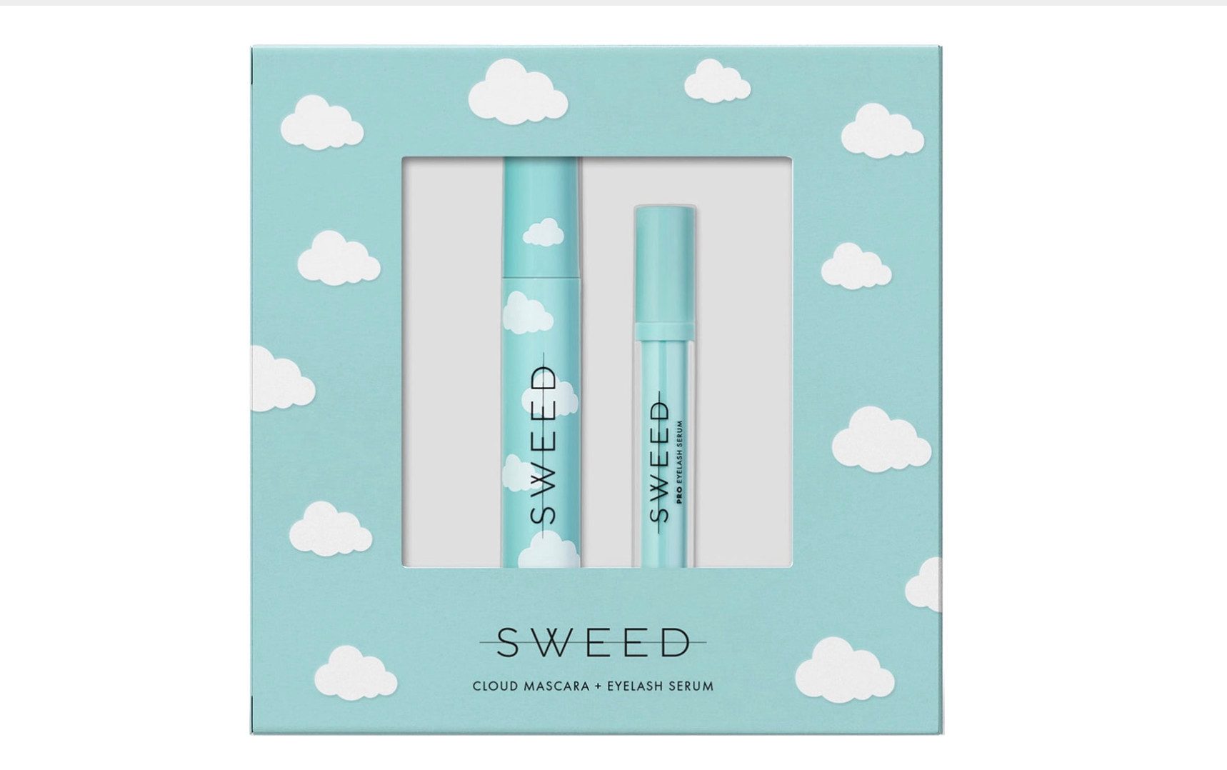 Sweed Make-up Set CLOUD MASCARA + EYELASH GROWTH SERUM, 2-tlg.