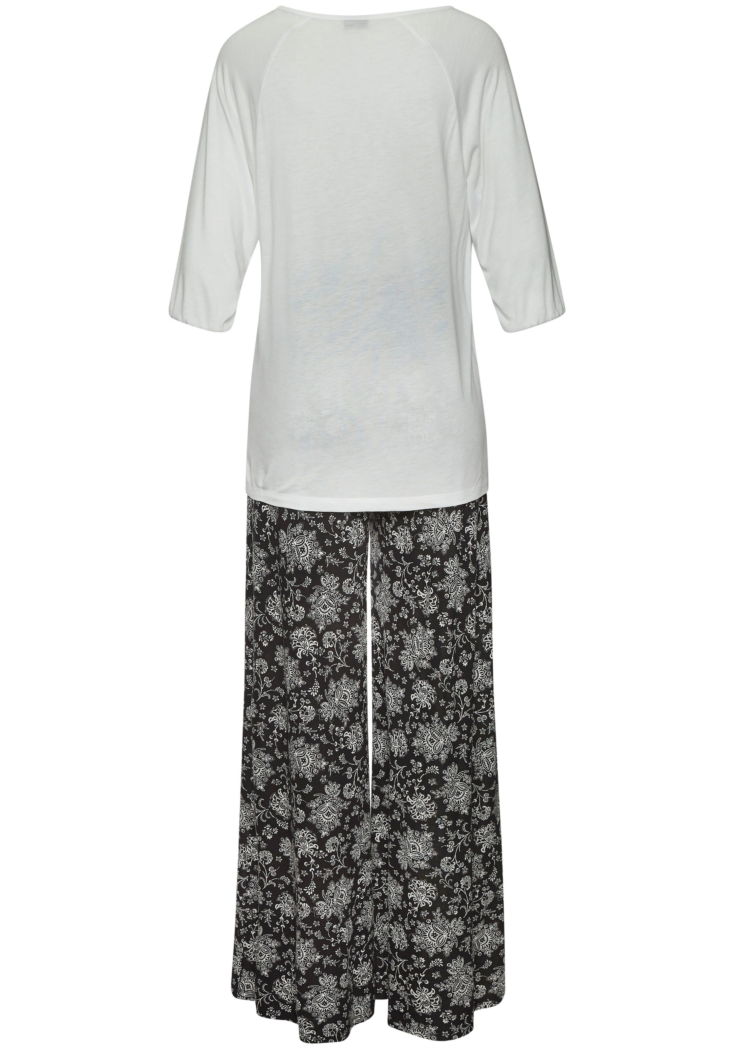 Vivance Dreams by Lascana Pyjama (Set, 2 tlg) mit Paisleymuster – Bild 3 von 5