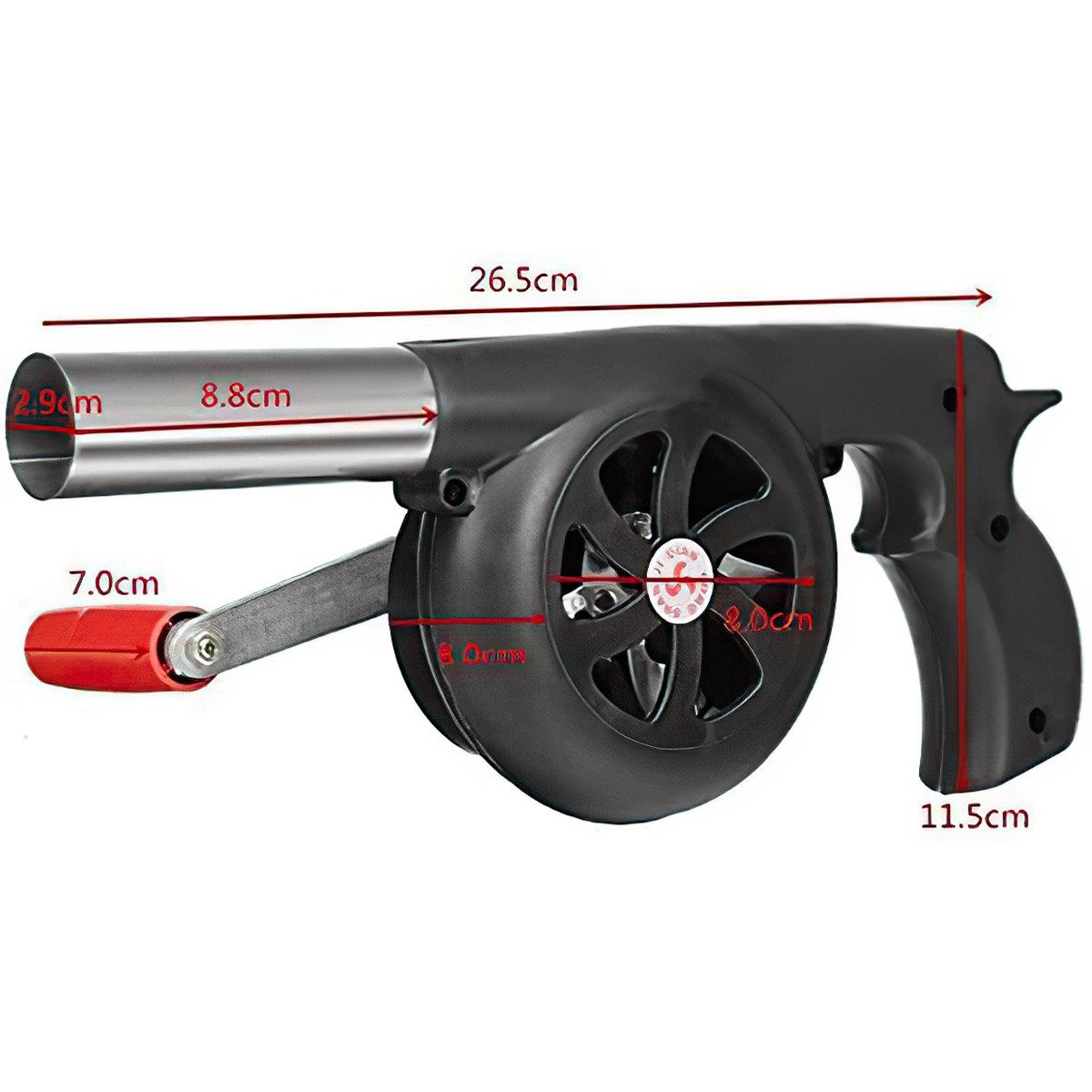 Welikera Akku-Laubbläser Handkurbel-Luftgebläse,Feuerluftgebläse für Campin günstig online kaufen