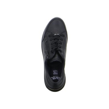 Ara Osaka - Damen Schuhe Sneaker Schnürer Glattleder schwarz