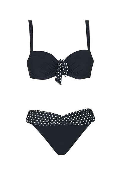 Sunflair Bügel-Bikini »Happy Black« (2-St) Bikini mit Softschale und Formbügel Happy Black NOS mit UV-Schutz 50+
