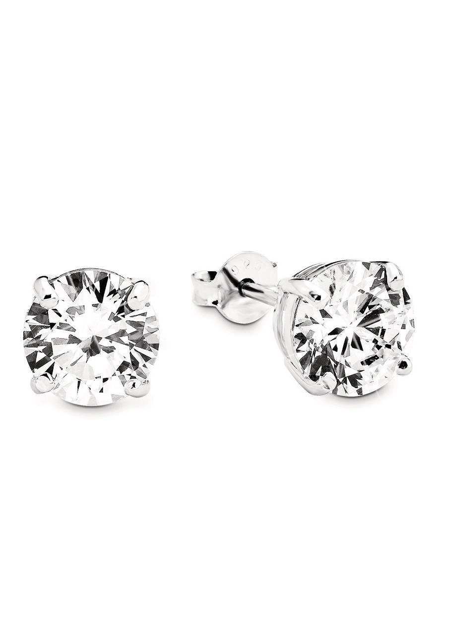 Amor Paar Ohrstecker, mit Zirkonia (synth)