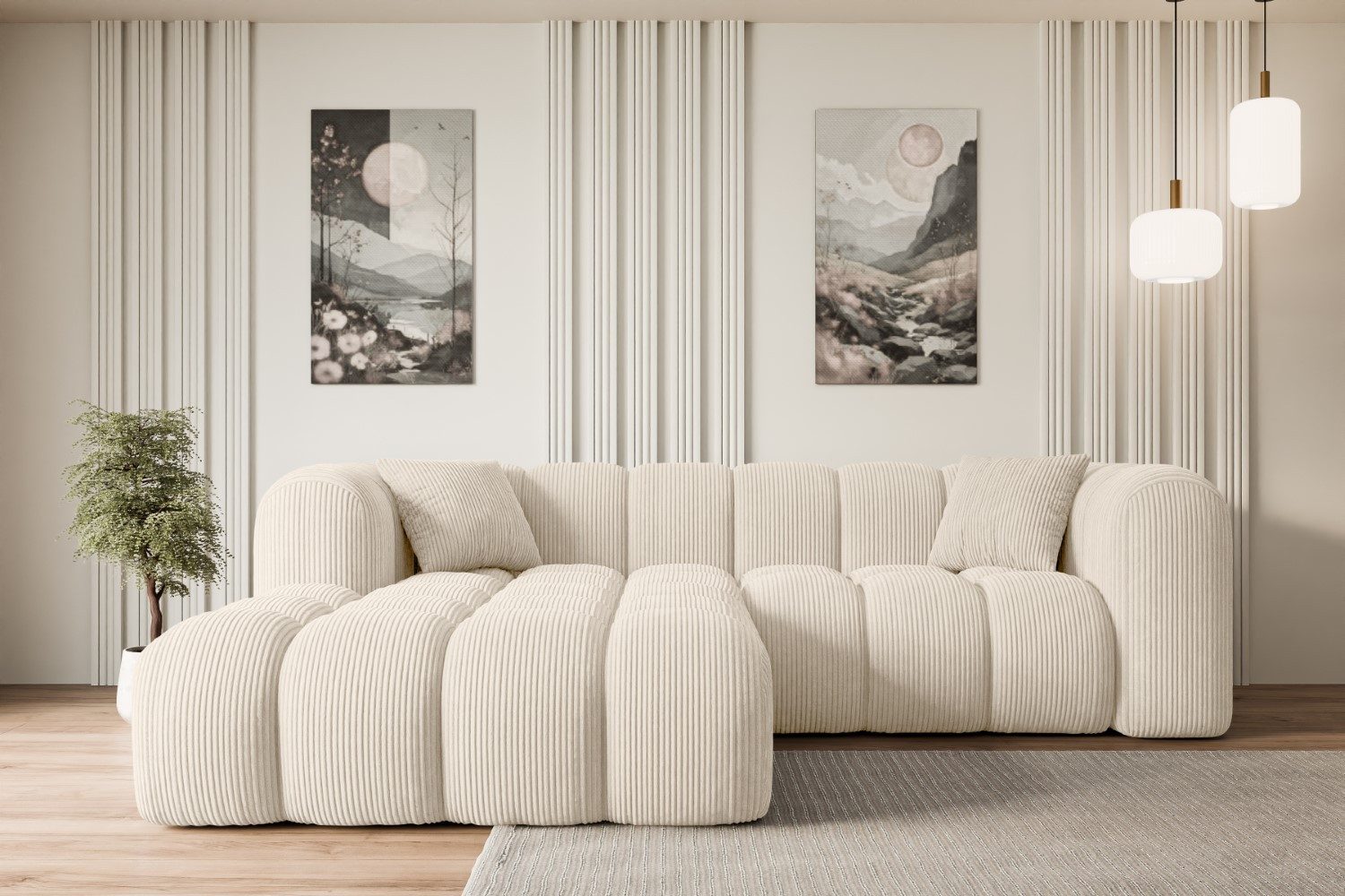 ALTDECOR Ecksofa OLEA-L1, Sofa Praktische Bequeme Funktionsecke Couch L-For günstig online kaufen