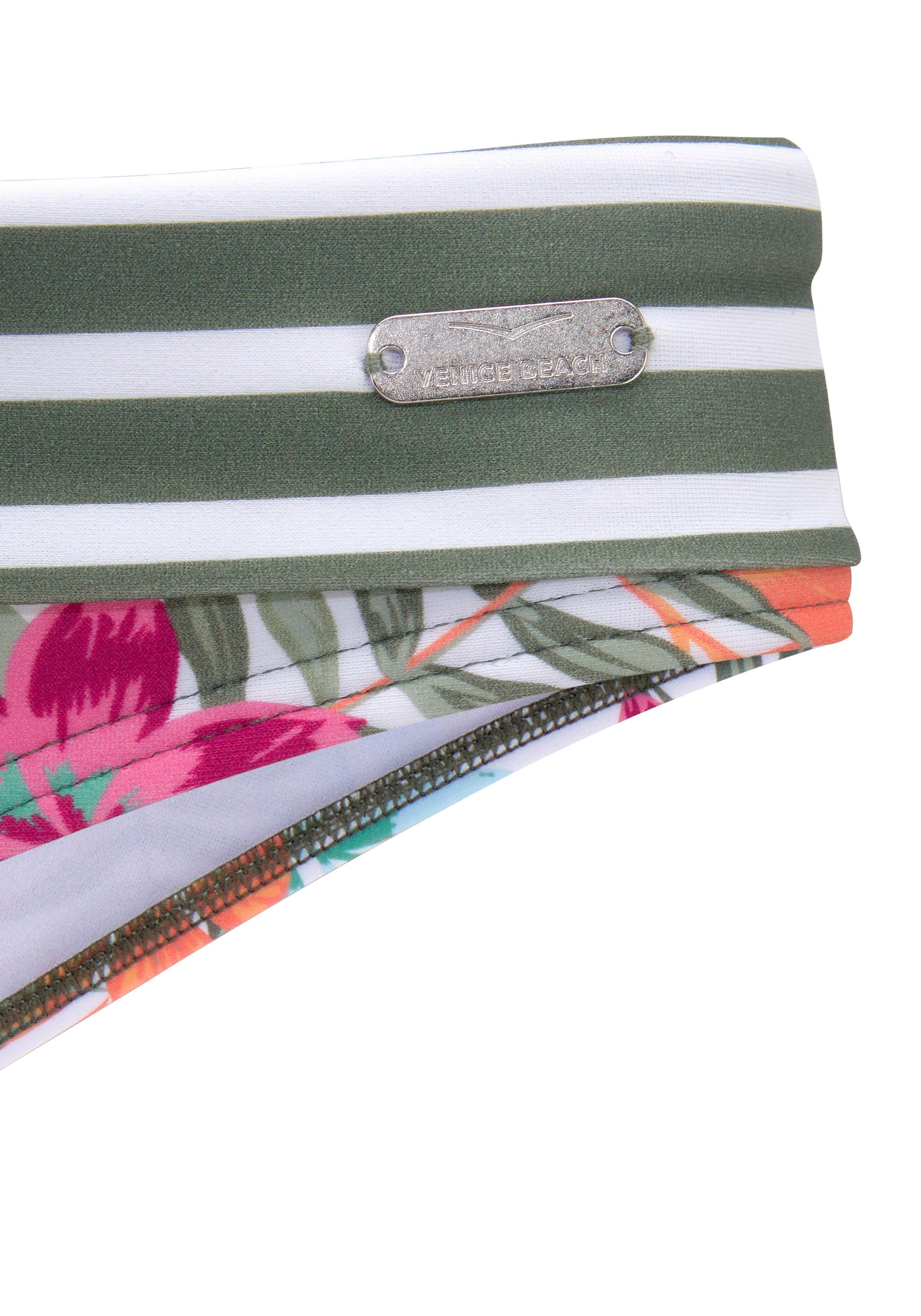 Venice Beach Bikini-Hose Summer mit Umschlagbund