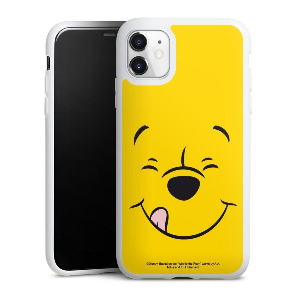 DeinDesign Handyhülle Winnie Puuh Offizielles Lizenzprodukt Disney Puuh Closeup, Apple iPhone 11 Silikon Hülle Bumper Case Handy Schutzhülle
