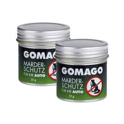 GOMAGO Vergrämungsmittel Marderschutz für Ihr Auto, 35g je Dose, 2-St., Zuverlässige und einfache Marderabwehr durch Duftstoff