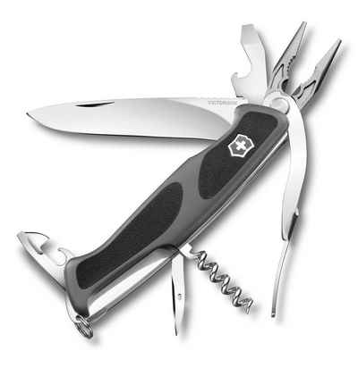 Victorinox Taschenmesser Ranger 74 Grip, 130 mm, rot/schwarz