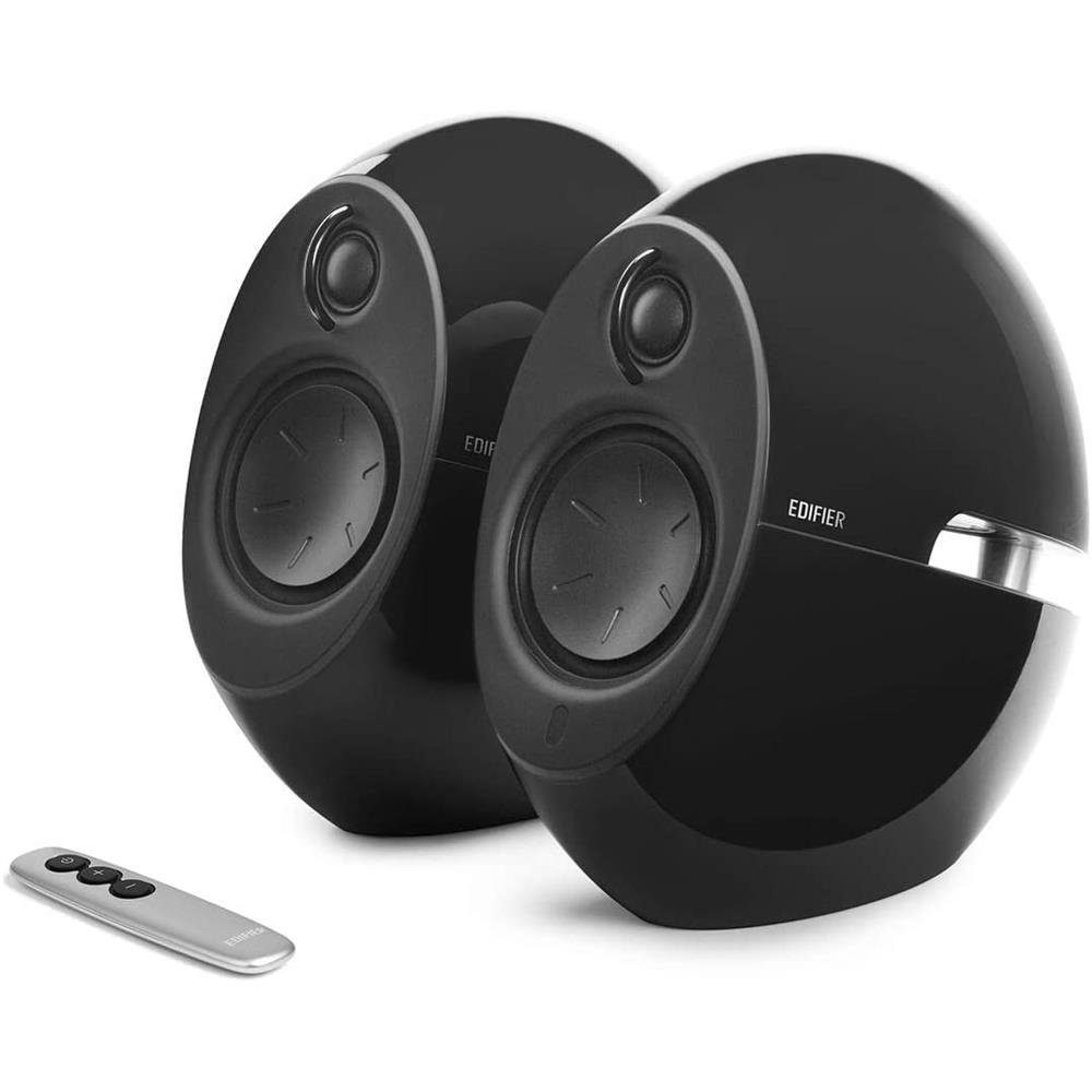 Edifier® Luna E25 Stereo Bluetooth-Lautsprecher (Bluetooth, 74 W, Infrarot-Fernbedienung) Schwarz