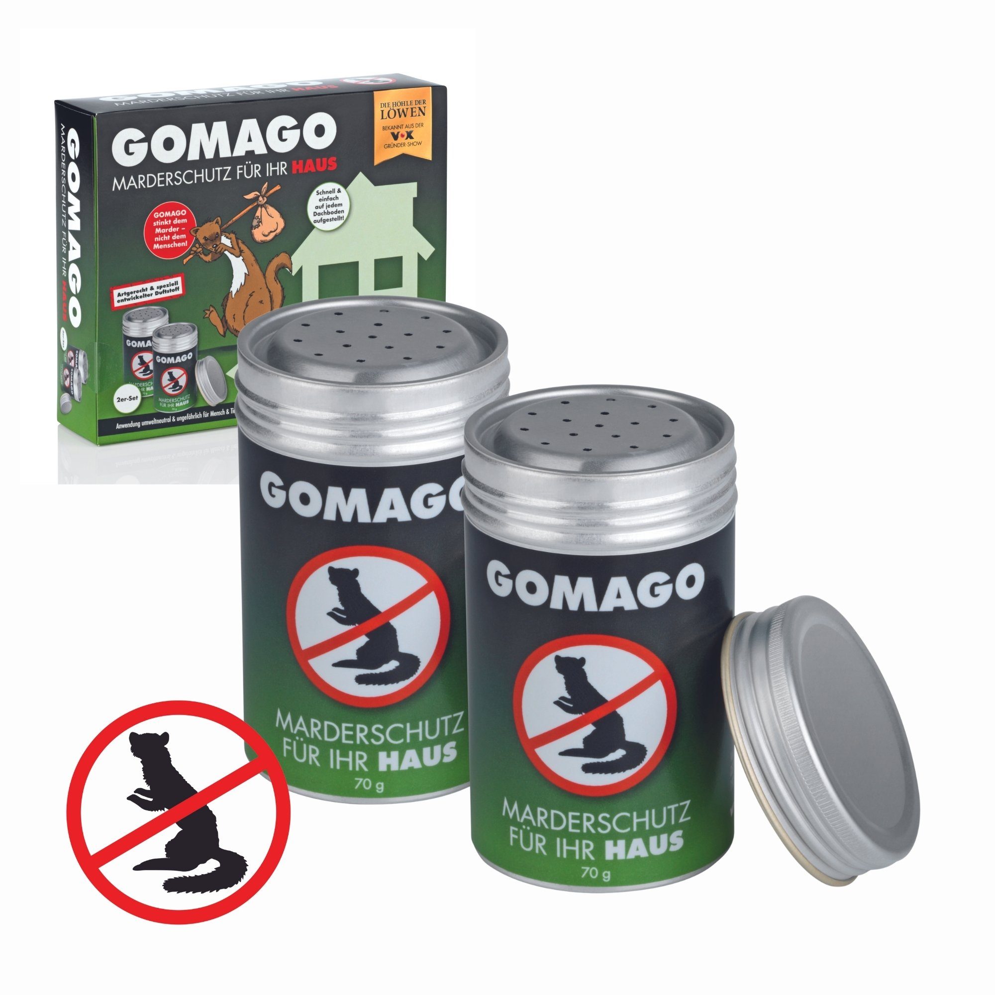 Gomago“ aus DHDL: Marder mit Duftgranulat vertreiben - myHOMEBOOK