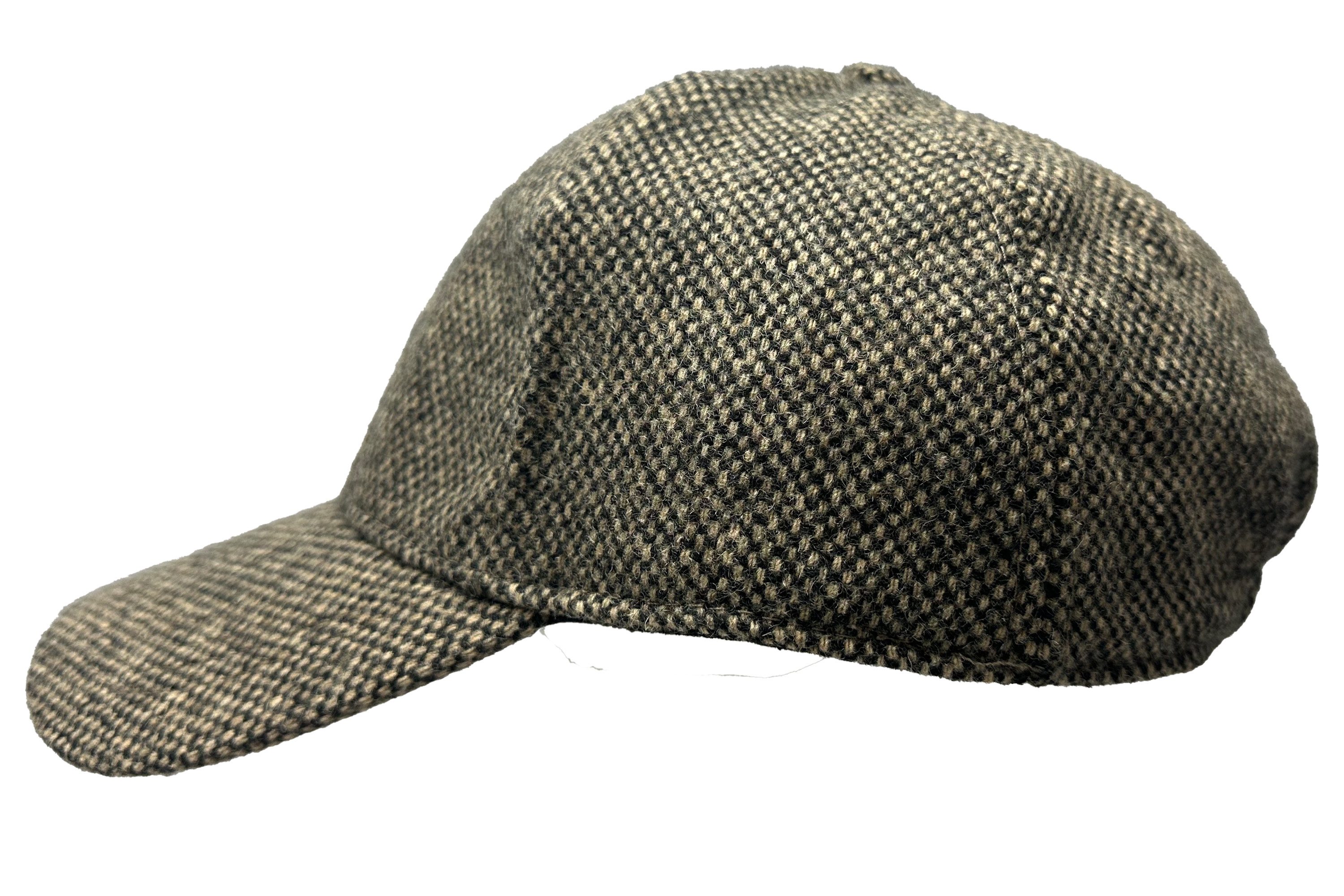 Fiebig Baseball Cap Wolle Melange Donegal - hinten geschlossen