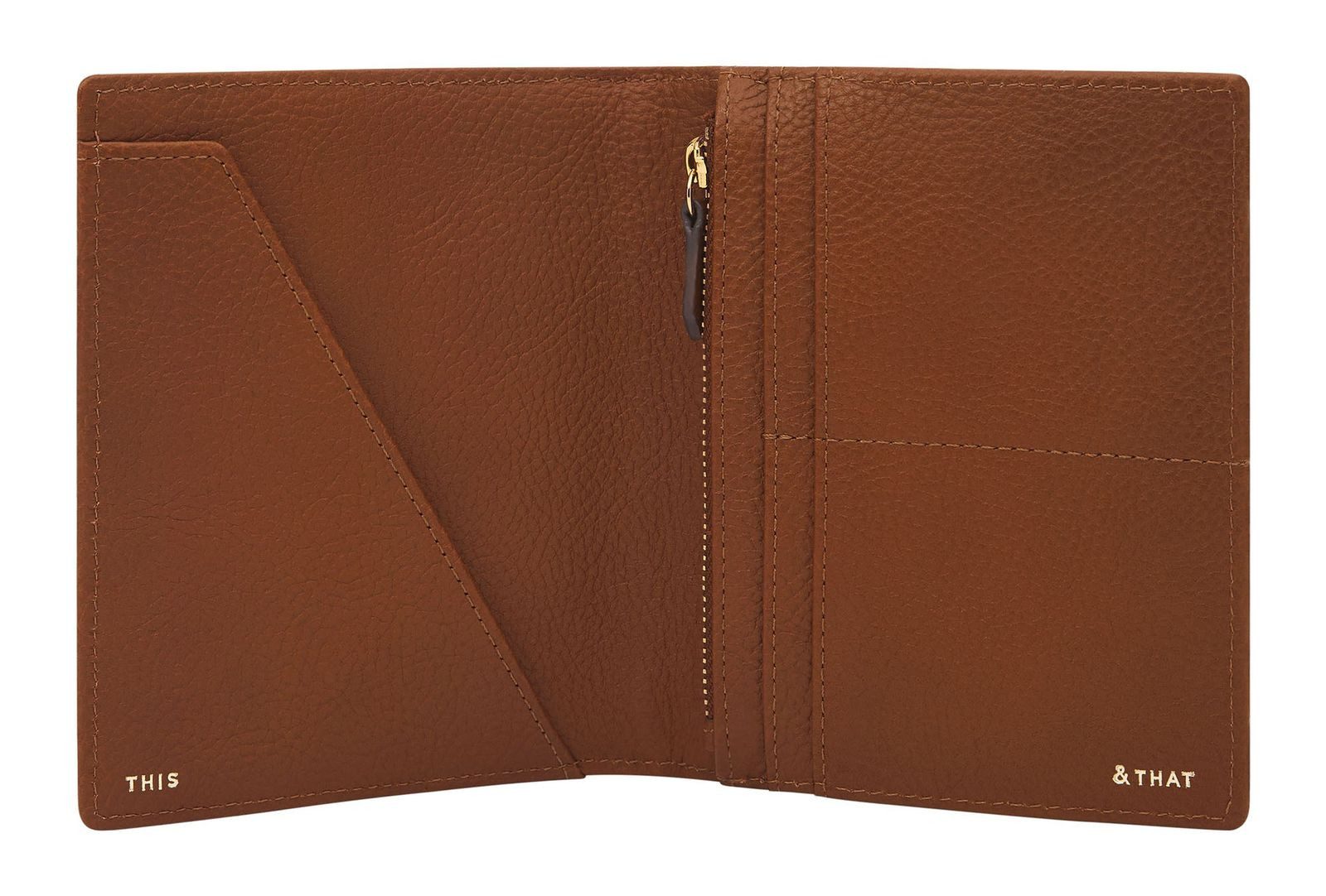 Fossil Etui Passport Case RFID, aus echtem Leder mit RFID-Blocker Schutz
